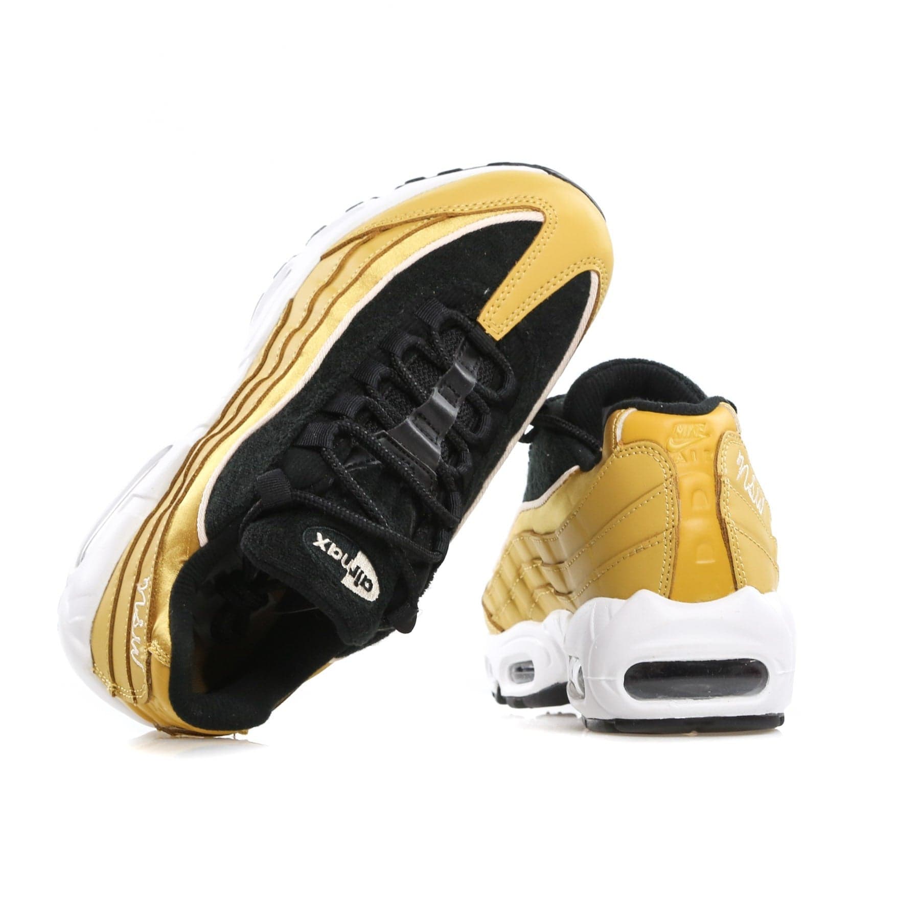 Nike Scarpa Bassa Donna Wmns Air Max 95 Lx Wheat Gold/wheat Gold/black - 9