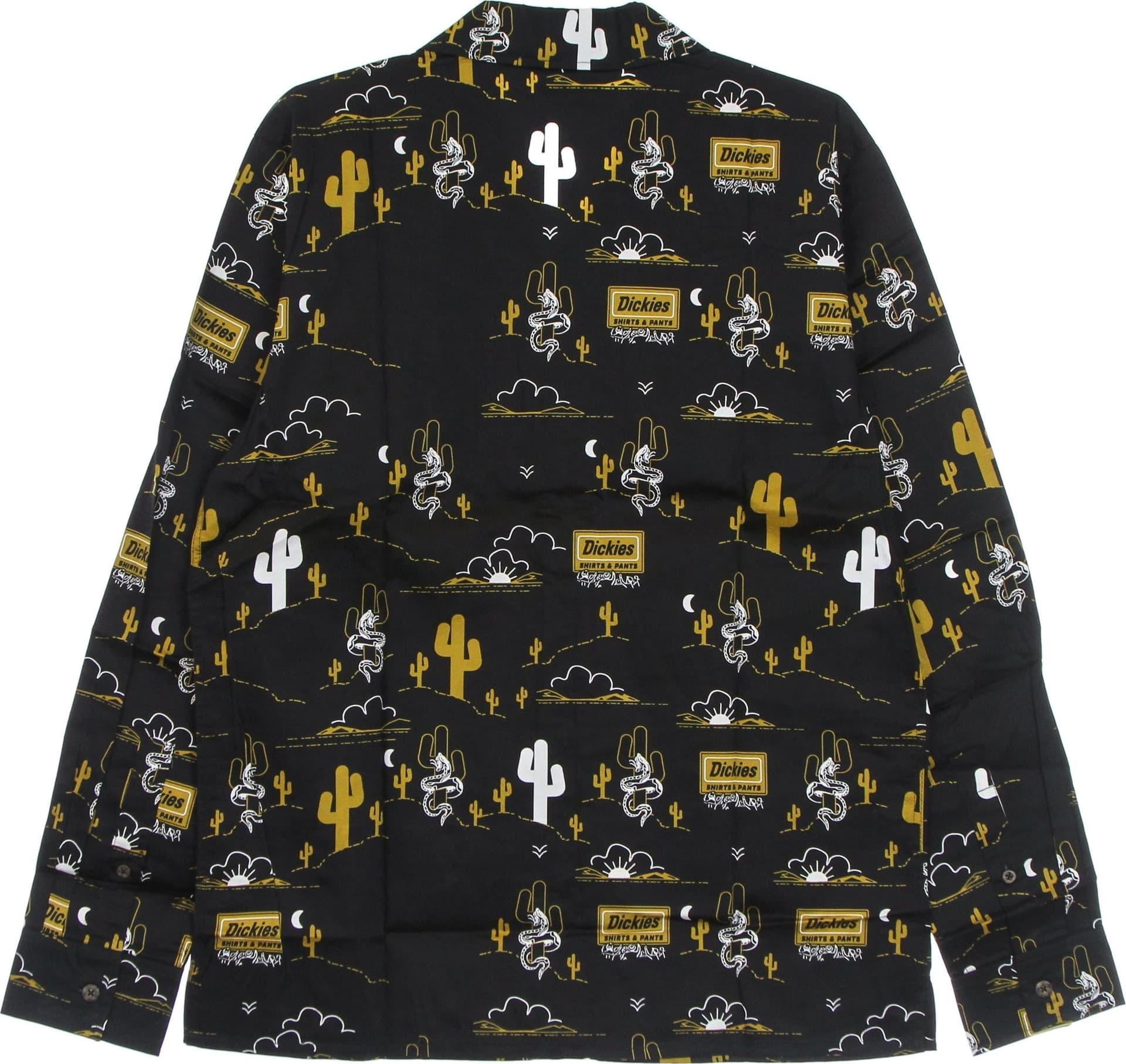 DICKIES Camicia Manica Lunga Uomo Bettles Aop L/s Shirt Black - 2