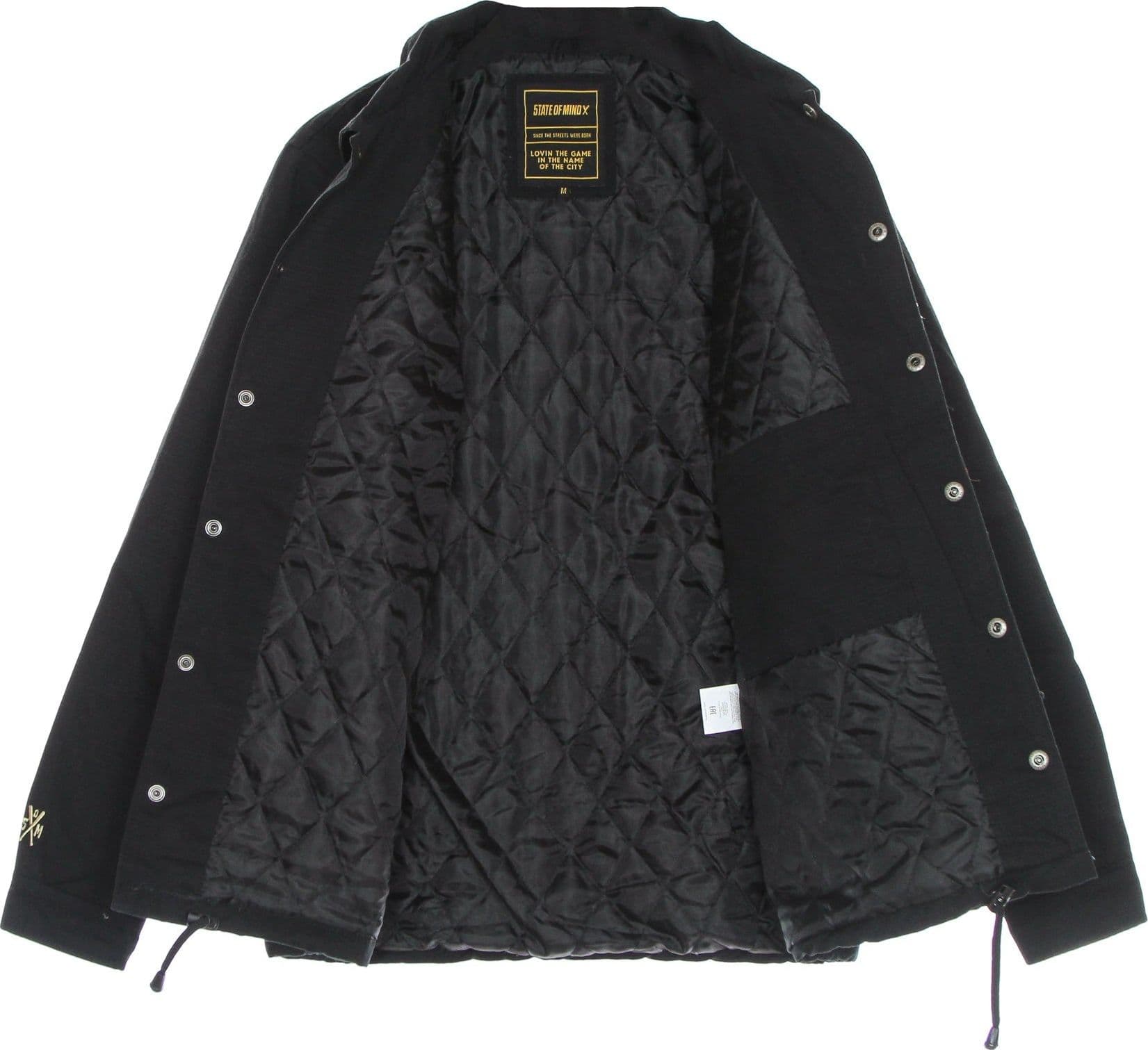 5TATE OF MIND Giacca Coach Jacket Uomo Monogram Jacket Black - 3