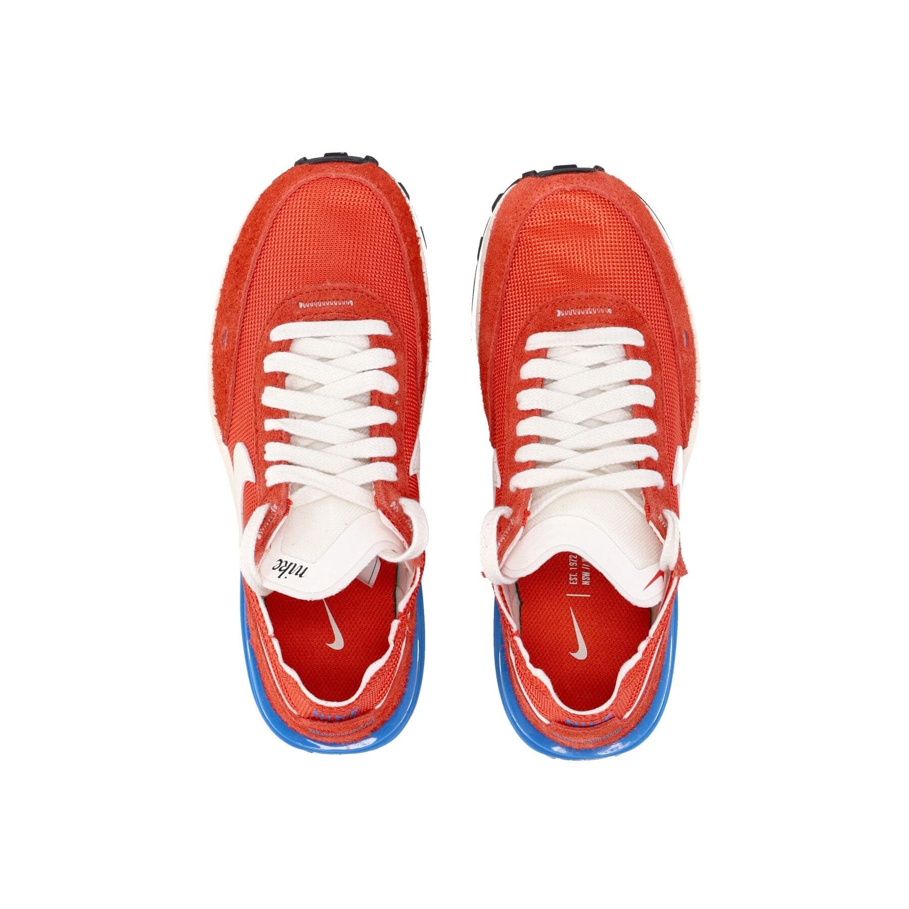 Nike Scarpa Bassa Donna W Waffle One Vintage Picante Red/sail/lt Photo Blue - 6