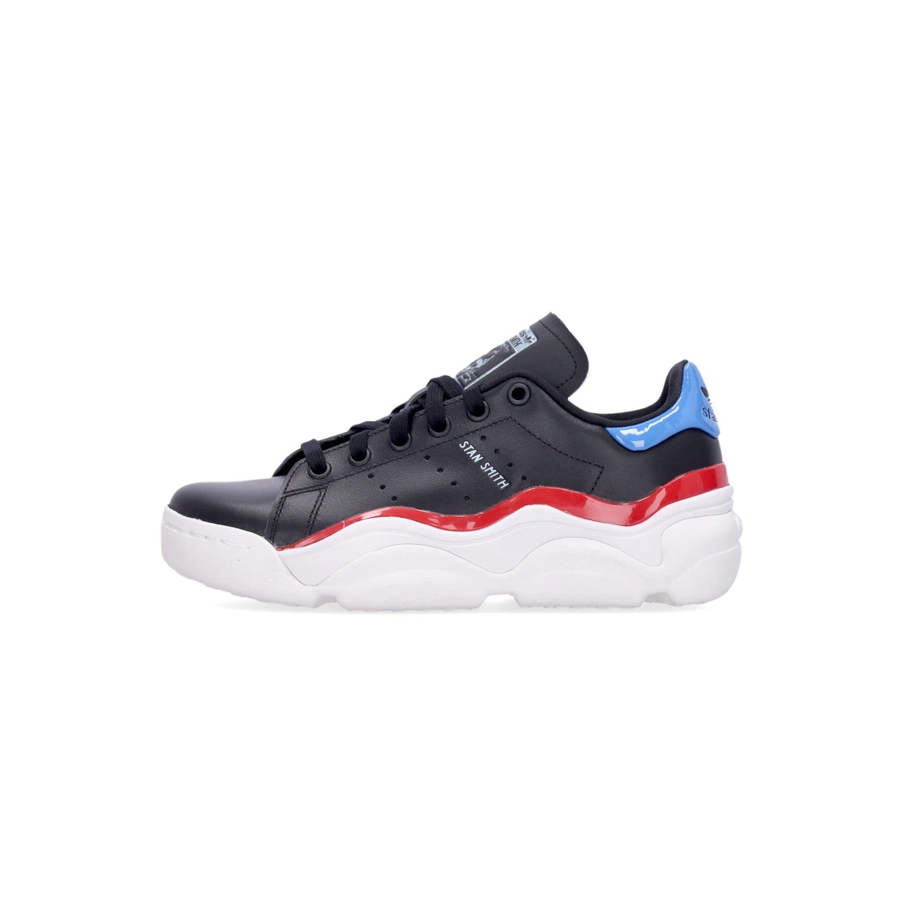 Adidas Scarpa Bassa Donna Stan Smith Millenco Core Black/bright Royal/better Scarlet - 7