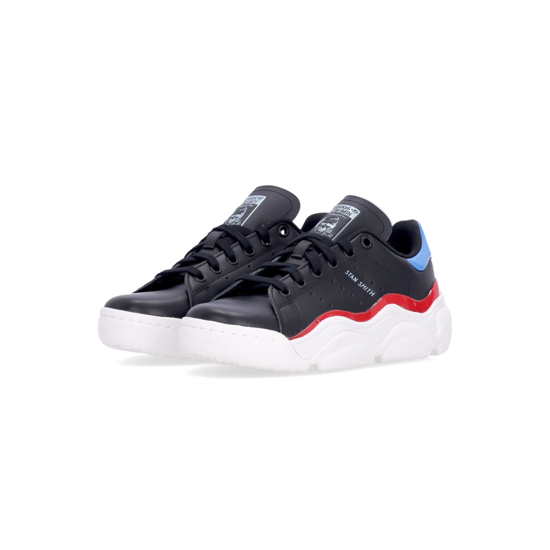 Adidas Scarpa Bassa Donna Stan Smith Millenco Core Black/bright Royal/better Scarlet - 3