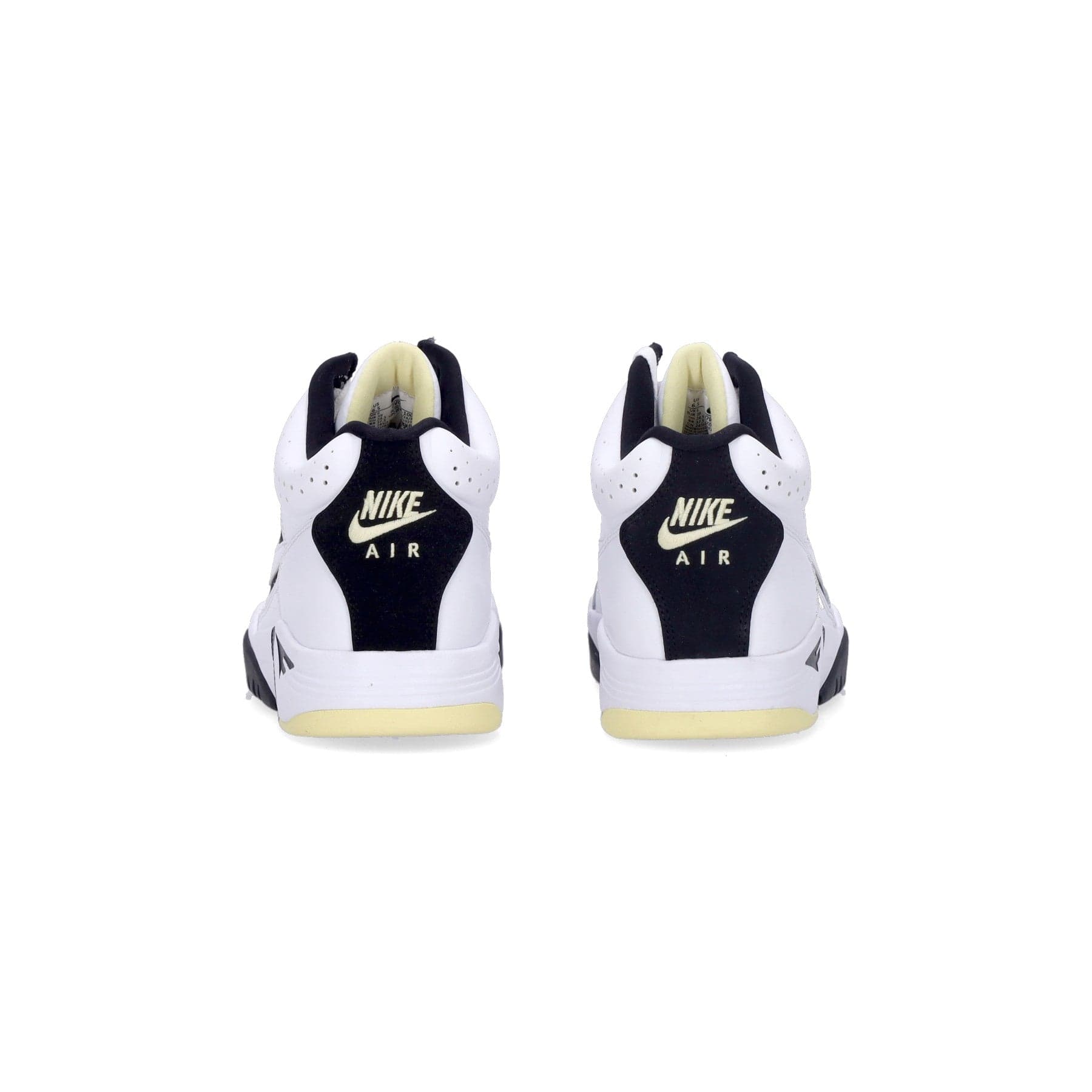 Nike Scarpa Alta Uomo Air Flight Lite Mid White/white/lemon/black - 6
