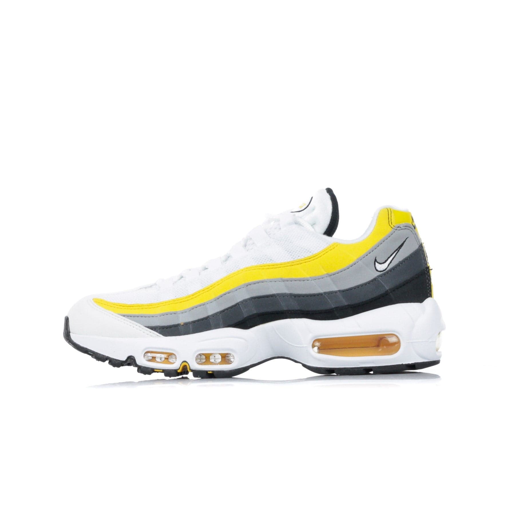 Nike Scarpa Bassa Uomo Air Max 95 White/white/amarillo/dark Grey - 11