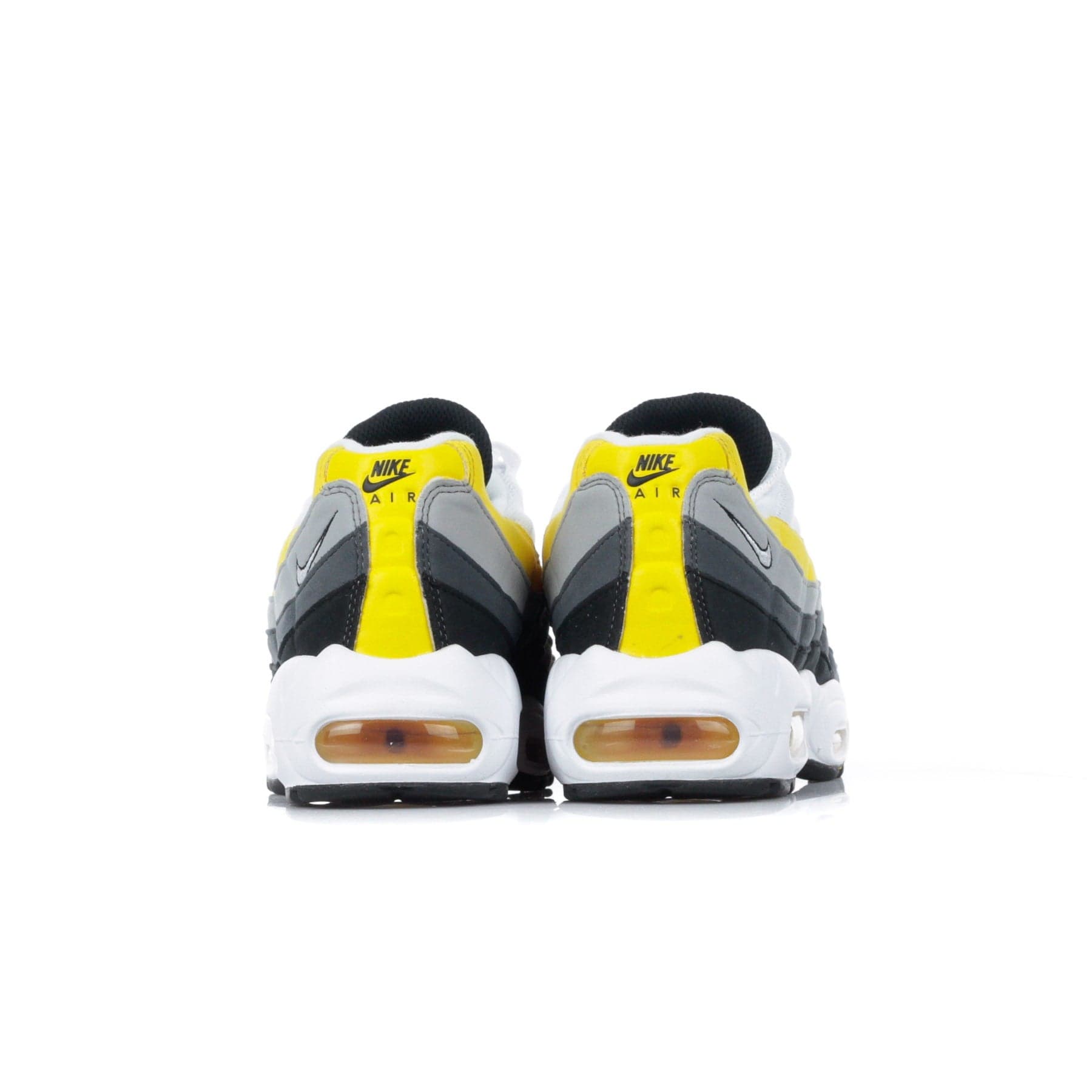 Nike Scarpa Bassa Uomo Air Max 95 White/white/amarillo/dark Grey - 7