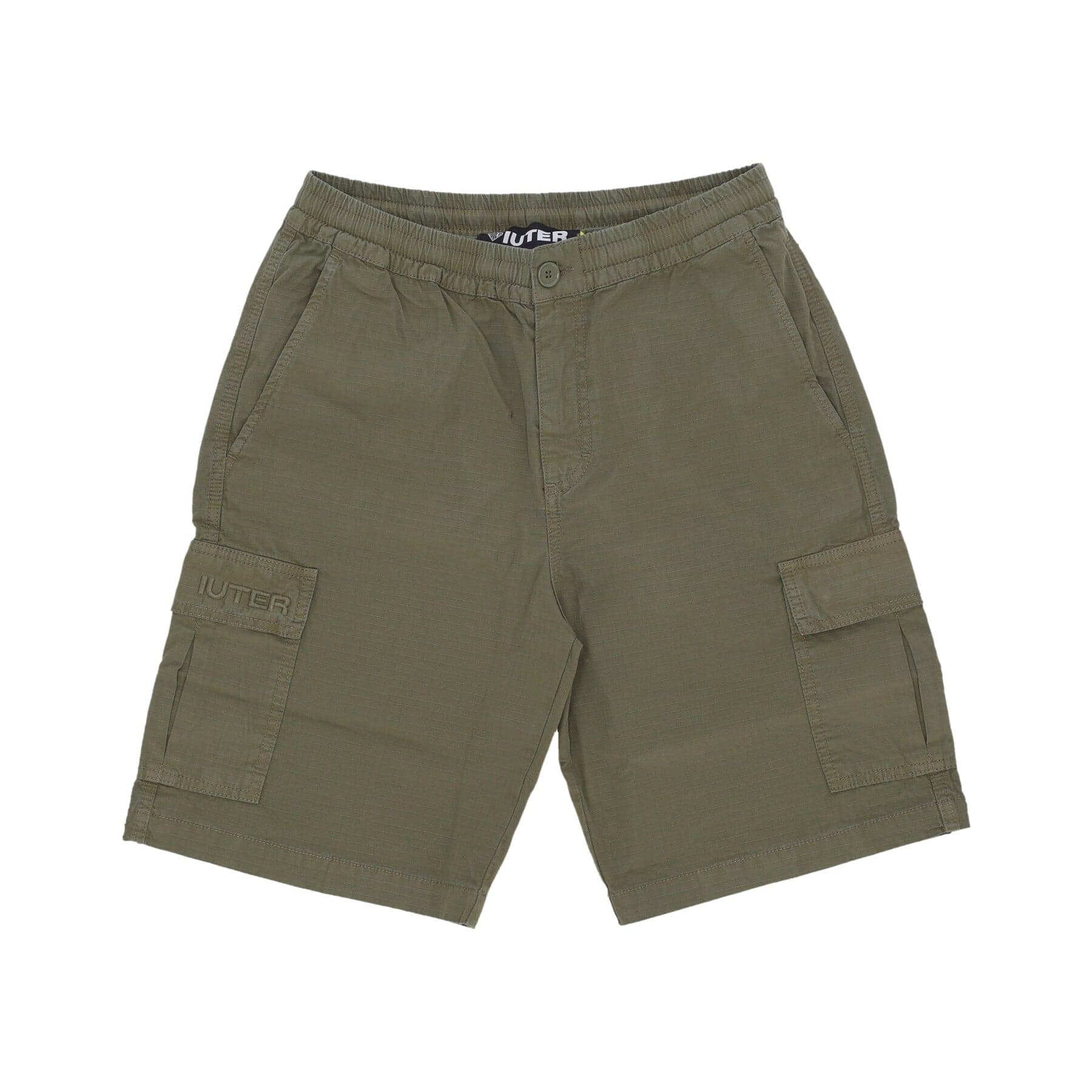 IUTER Pantalone Corto Uomo Cargo Short Army - 3
