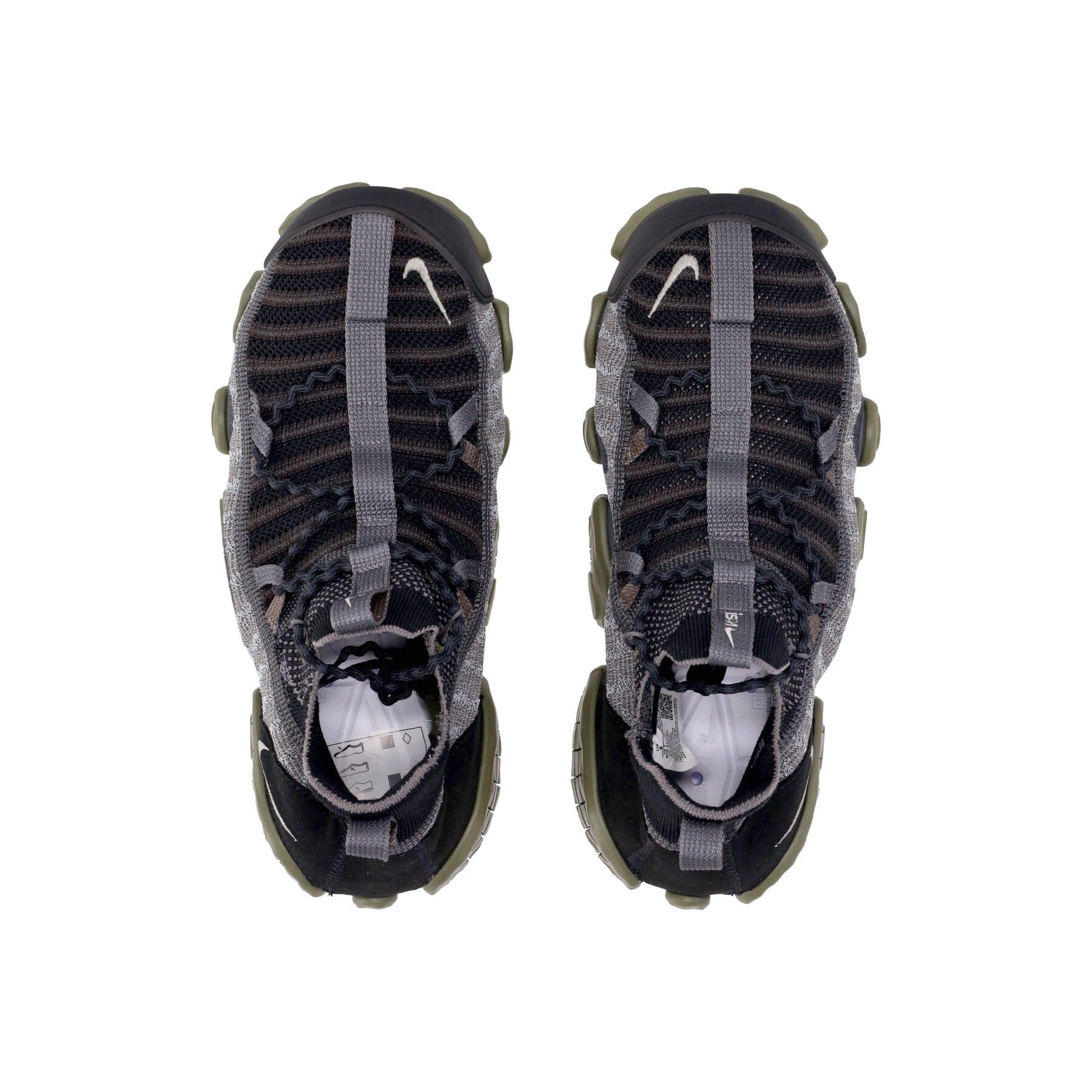 Nike Scarpa Bassa Uomo Ispa Link Black/enigma Stone/medium Olive - 6