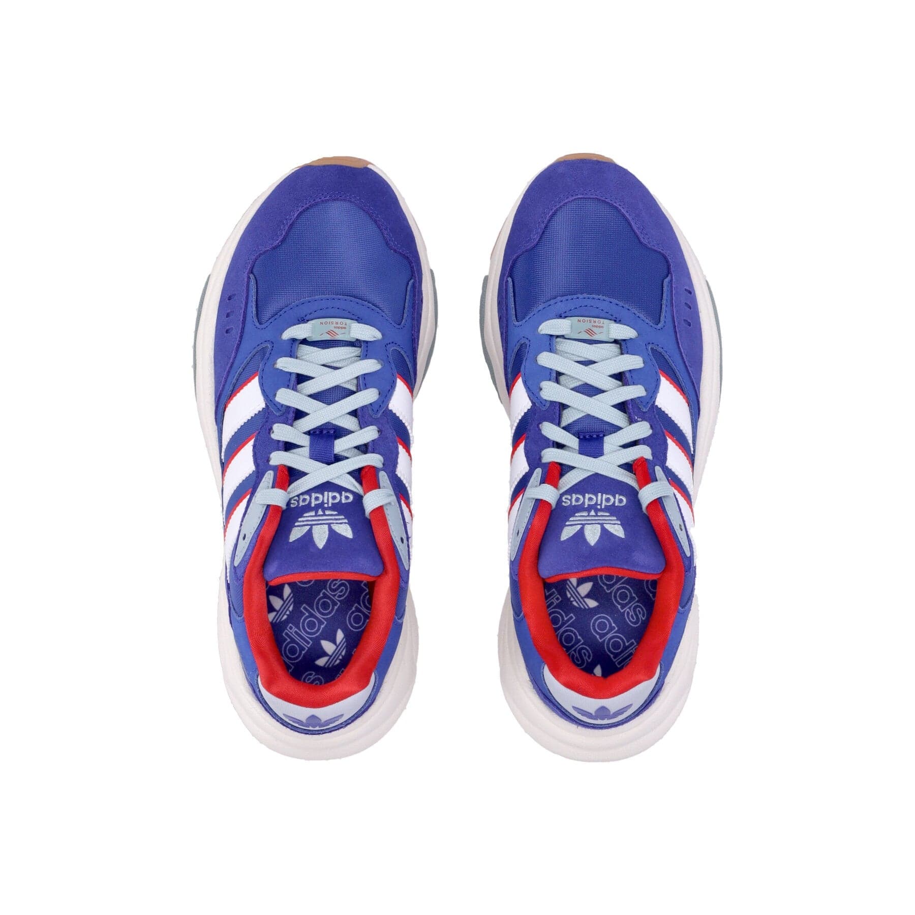 Adidas Scarpa Bassa Uomo Retropy F90 Semi Lucid Blue/off White/better Scarlet - 6