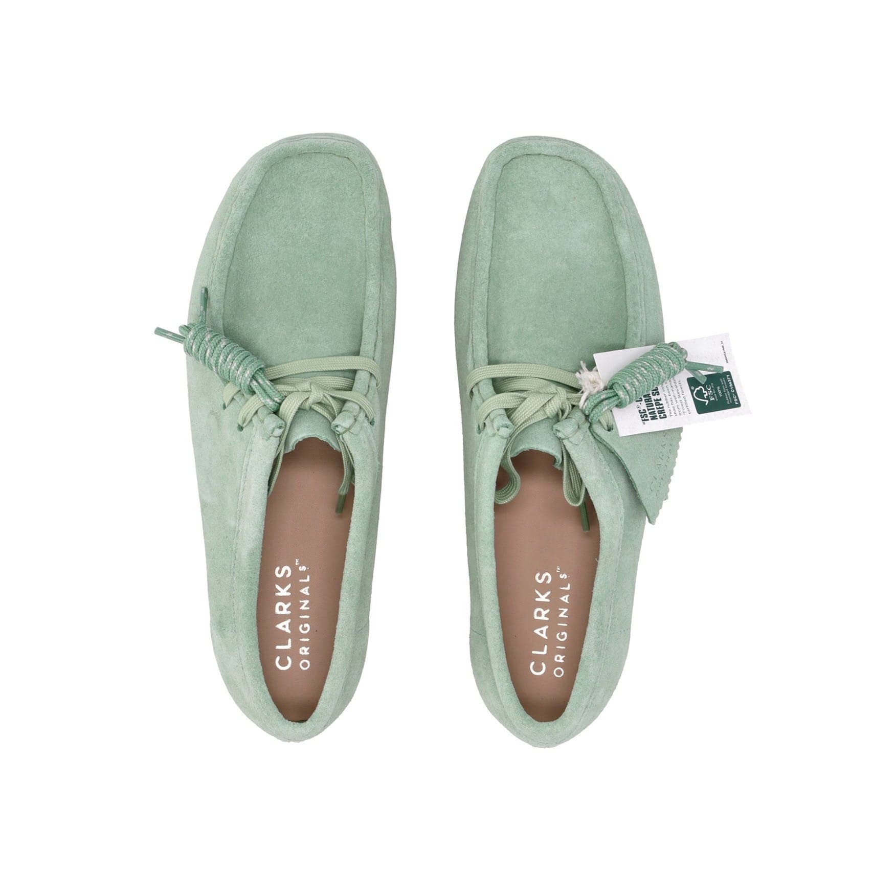 CLARKS Scarpa Lifestyle Donna W Wallabee Pine Green - 6