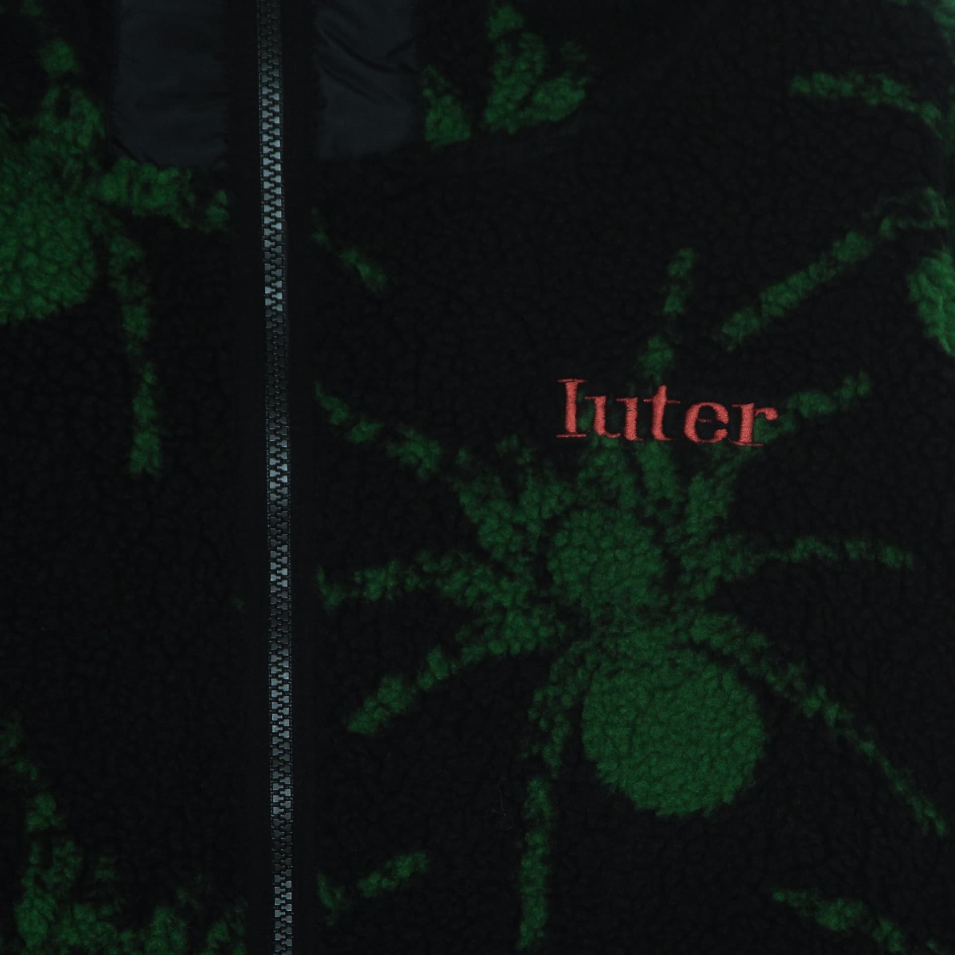 IUTER Felpa Cappuccio Zip Uomo Spider Fur Zip Hoodie Black - 4