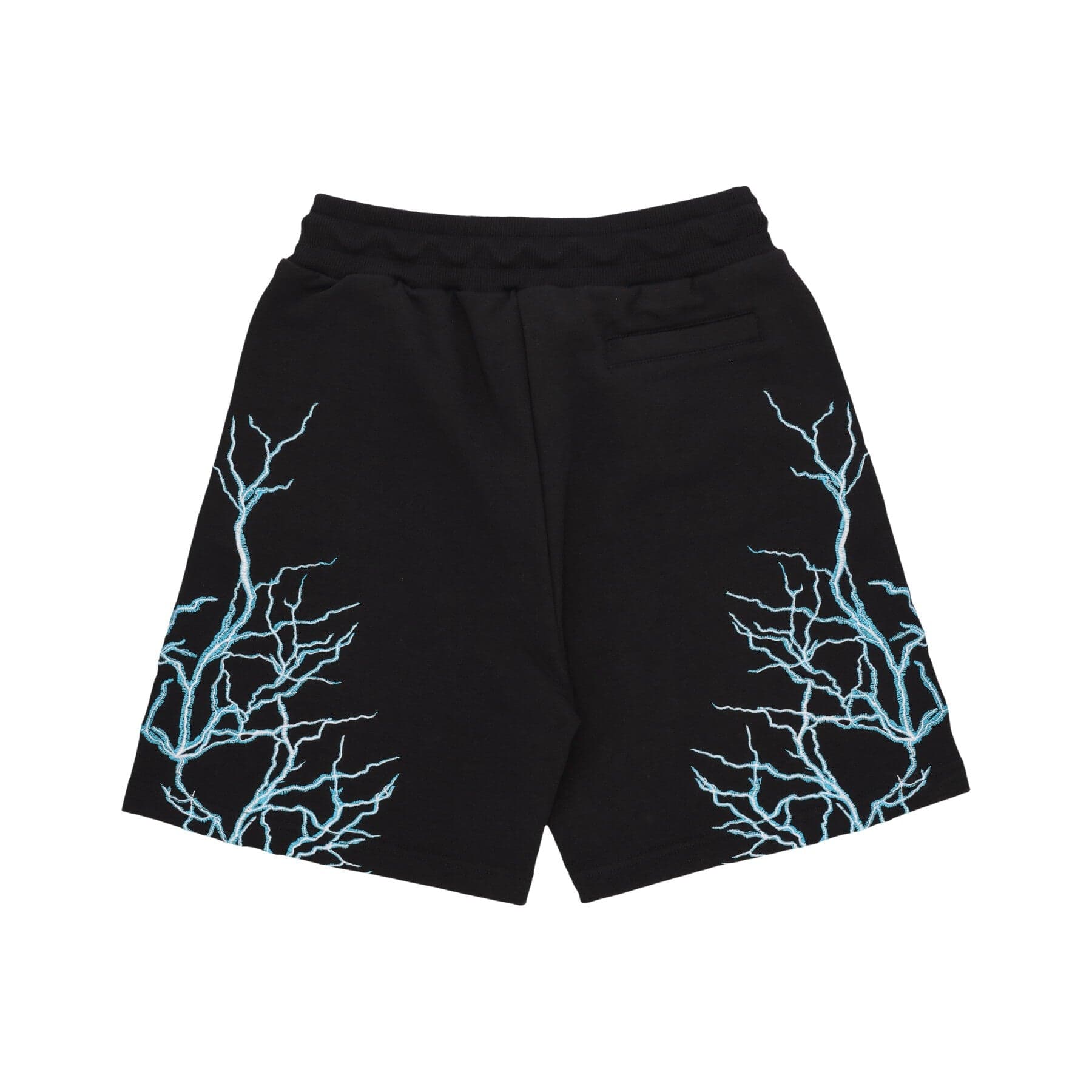 PHOBIA Pantalone Corto Tuta Uomo Lightning Shorts Black/lightblue - 2