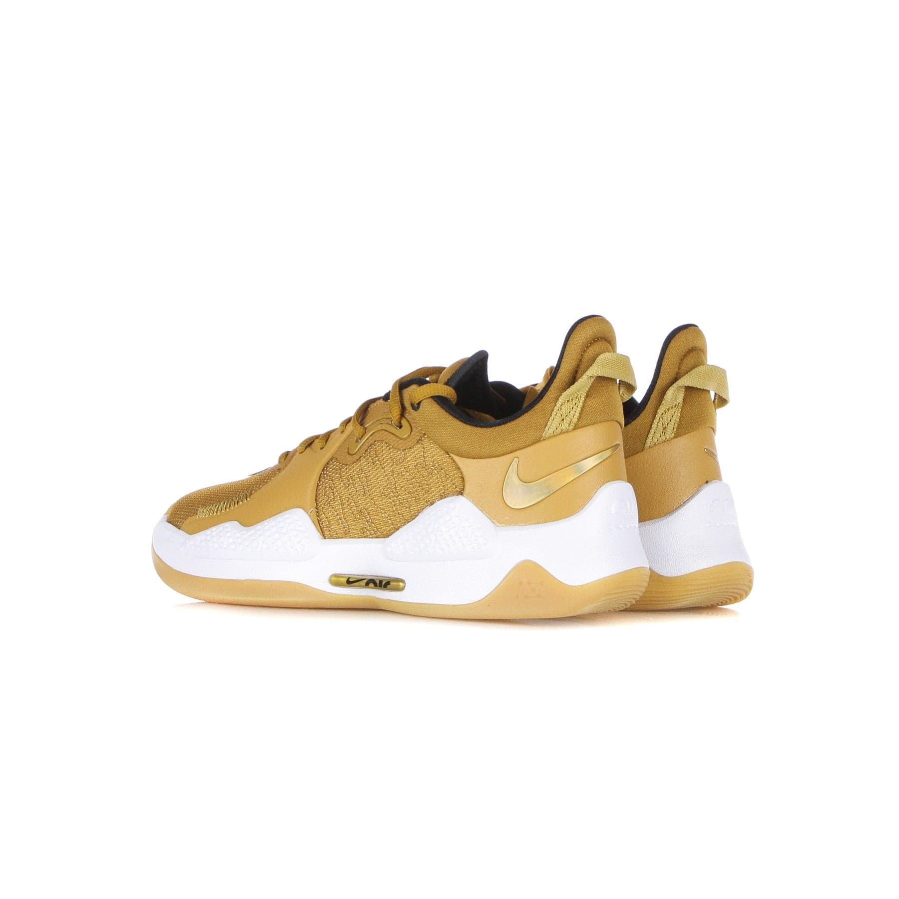 NIKE NBA Scarpa Bassa Uomo Pg 5 Wheat/metallic Gold/grain/black - 8