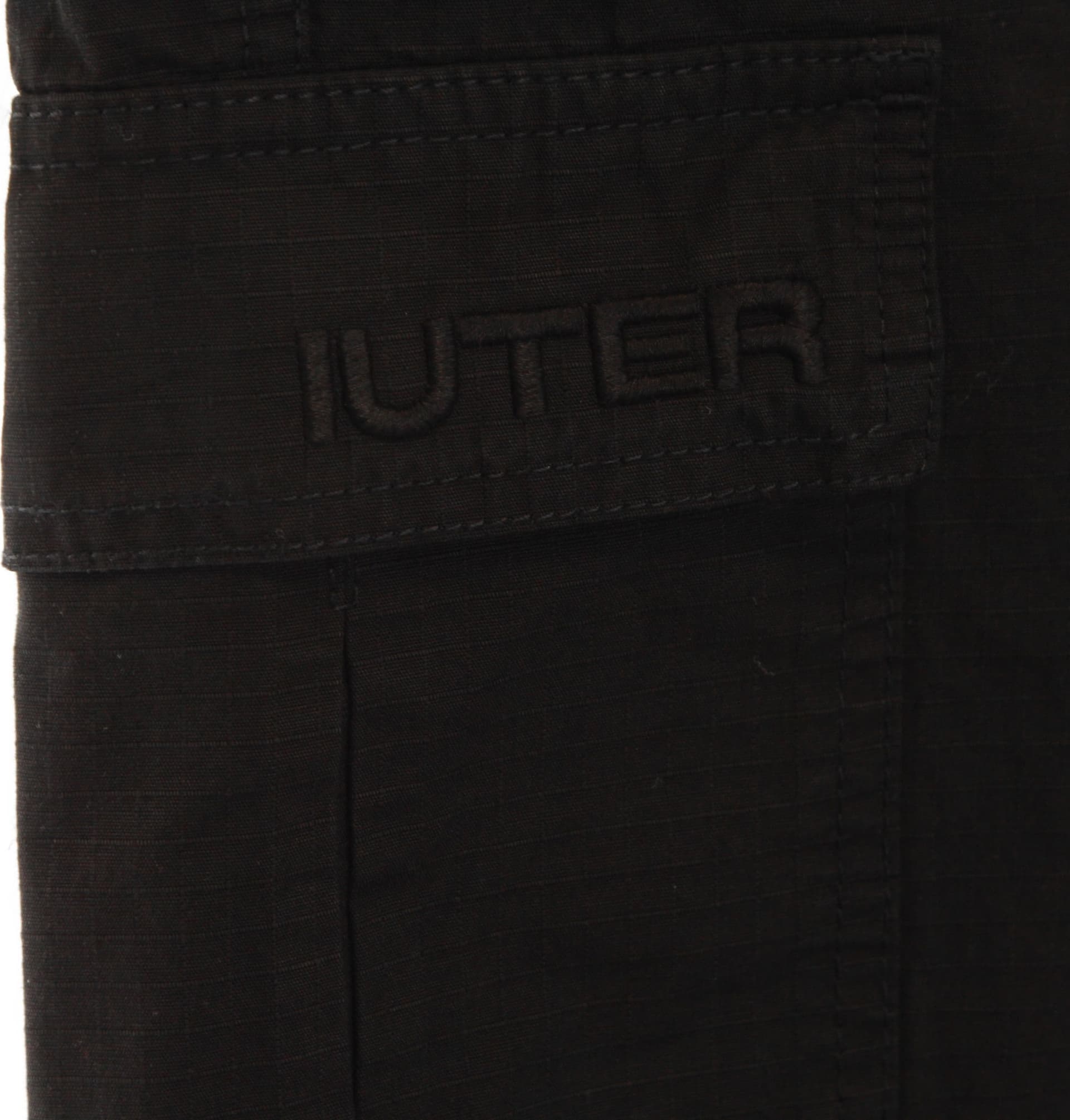 IUTER Pantalone Lungo Uomo Cargo Jogger Black - 4