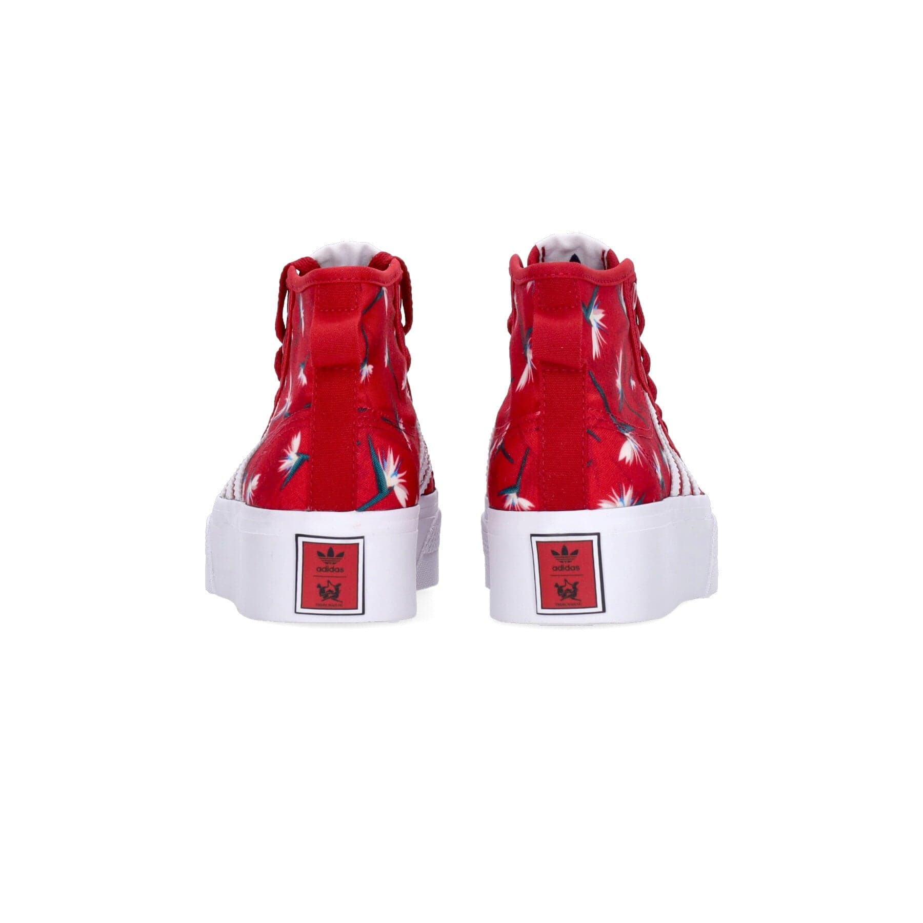 Adidas Scarpa Alta Donna Nizza Platform Mid Tm W X Thebe Magugu Power Red/cloud White/core Black - 6