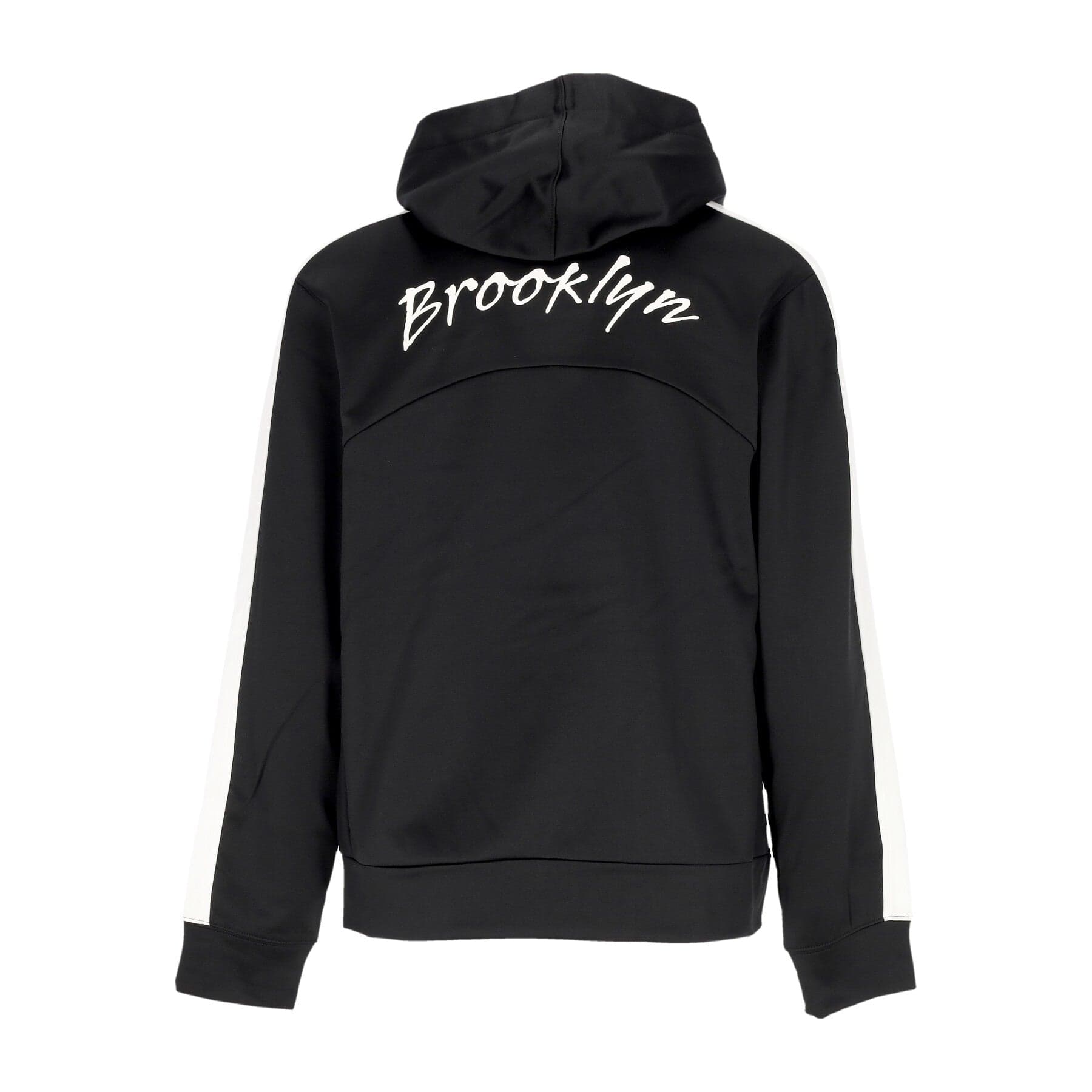 NIKE NBA Felpa Cappuccio Uomo Nba Courtside Starting Five Hoodie Bronet Black/white/white - 2