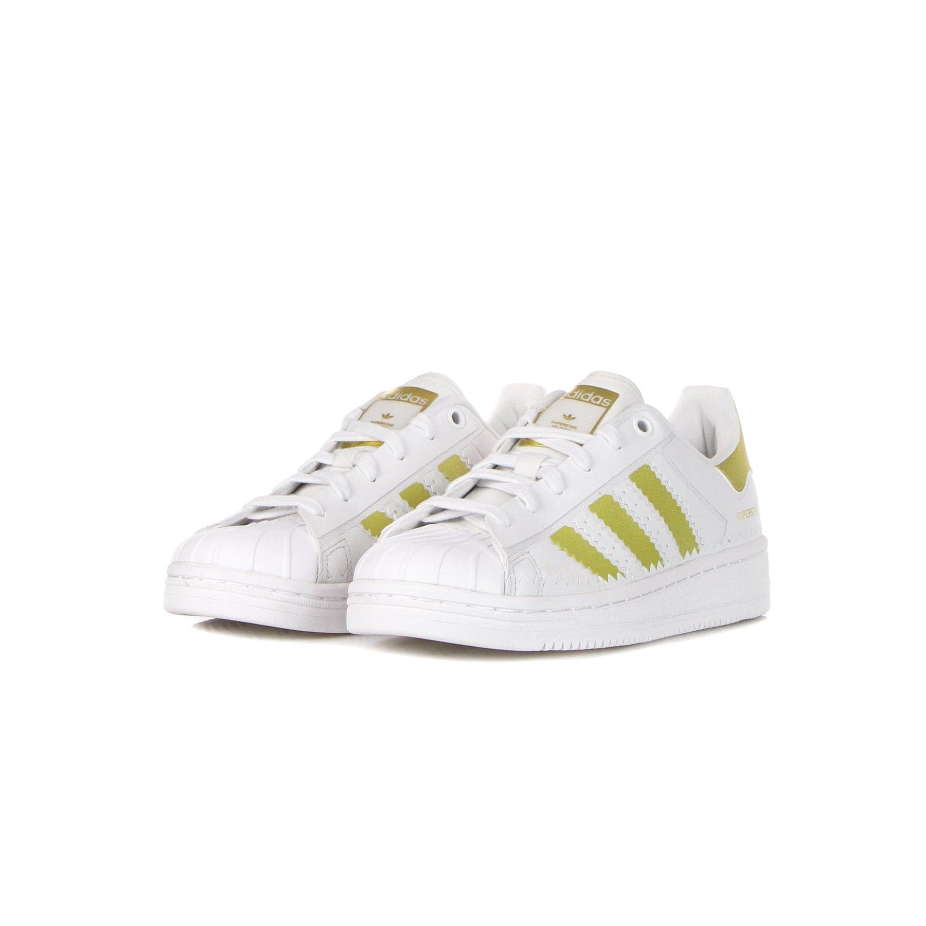 Adidas Scarpa Bassa Donna Superstar Ot Tech W Crystal White/gold Metallic/cloud White - 3