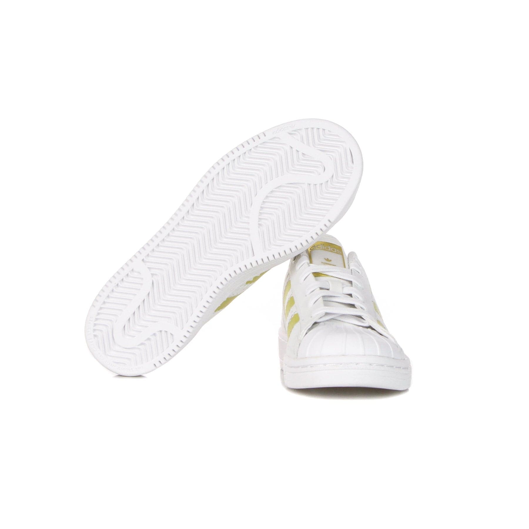 Adidas Scarpa Bassa Donna Superstar Ot Tech W Crystal White/gold Metallic/cloud White - 9