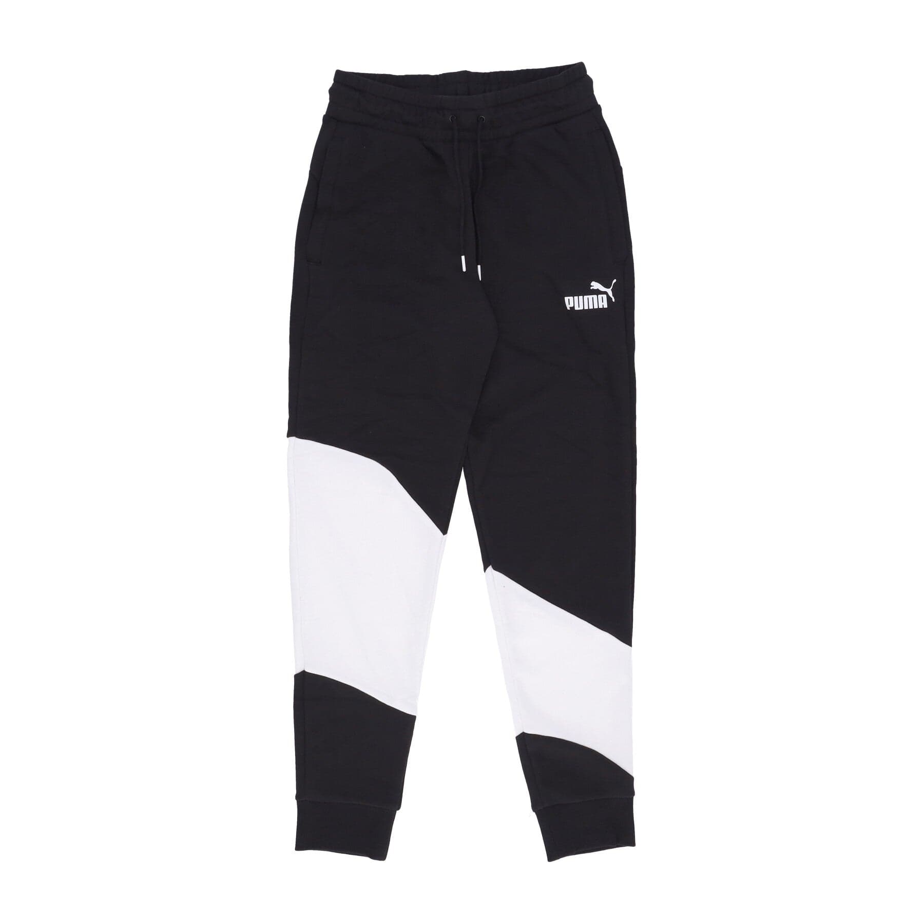 PUMA Pantalone Tuta Leggero Uomo Power Cat Sweatpants Black - 3