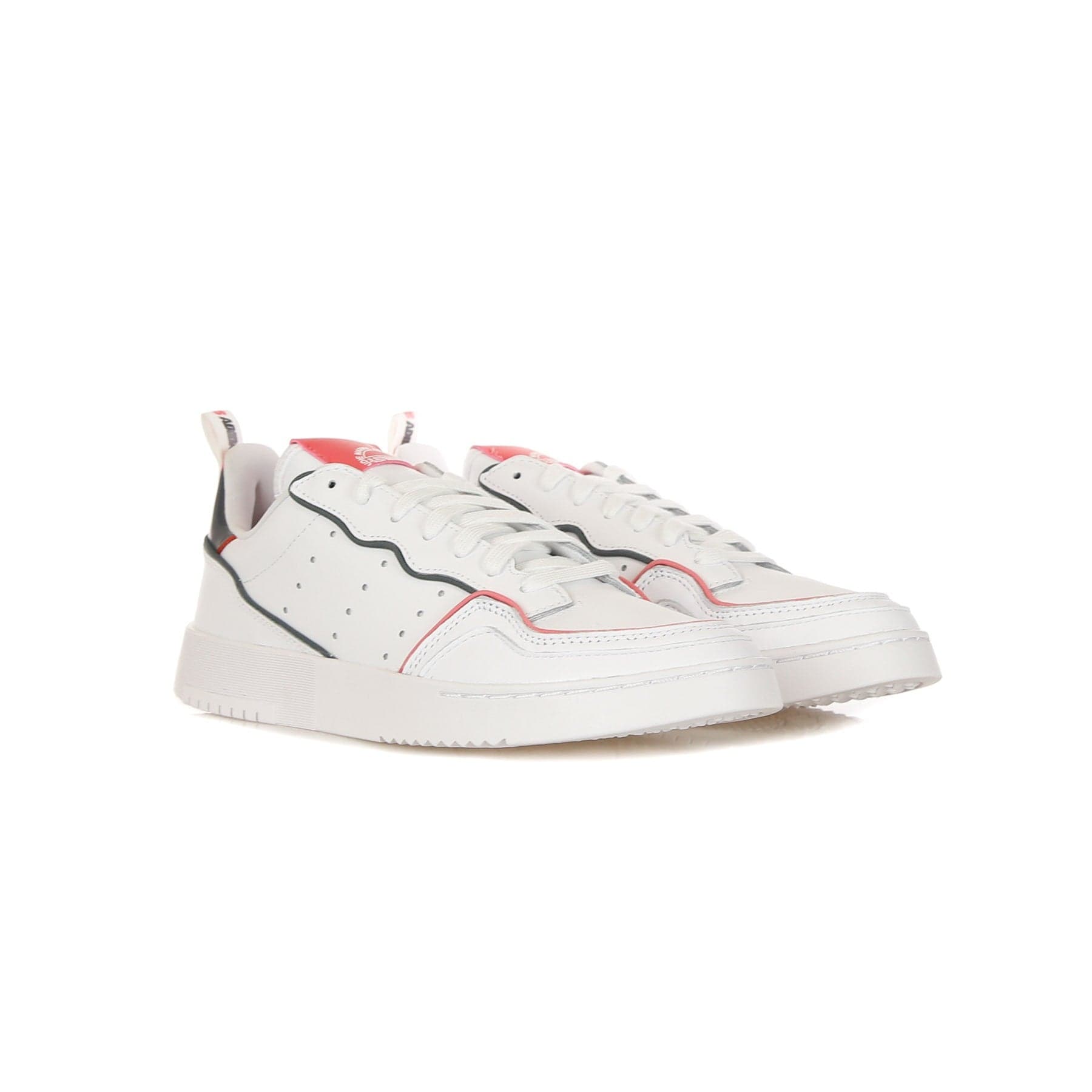 Adidas Scarpa Bassa Uomo Supercourt Cloud White/cloud White/hazy Rose - 5