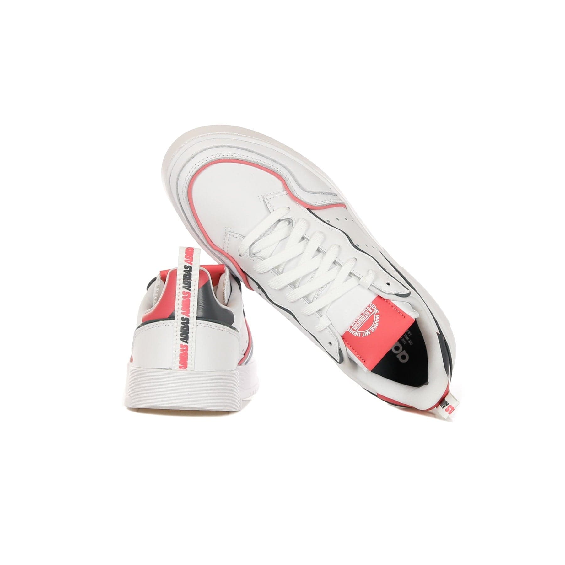 Adidas Scarpa Bassa Uomo Supercourt Cloud White/cloud White/hazy Rose - 10