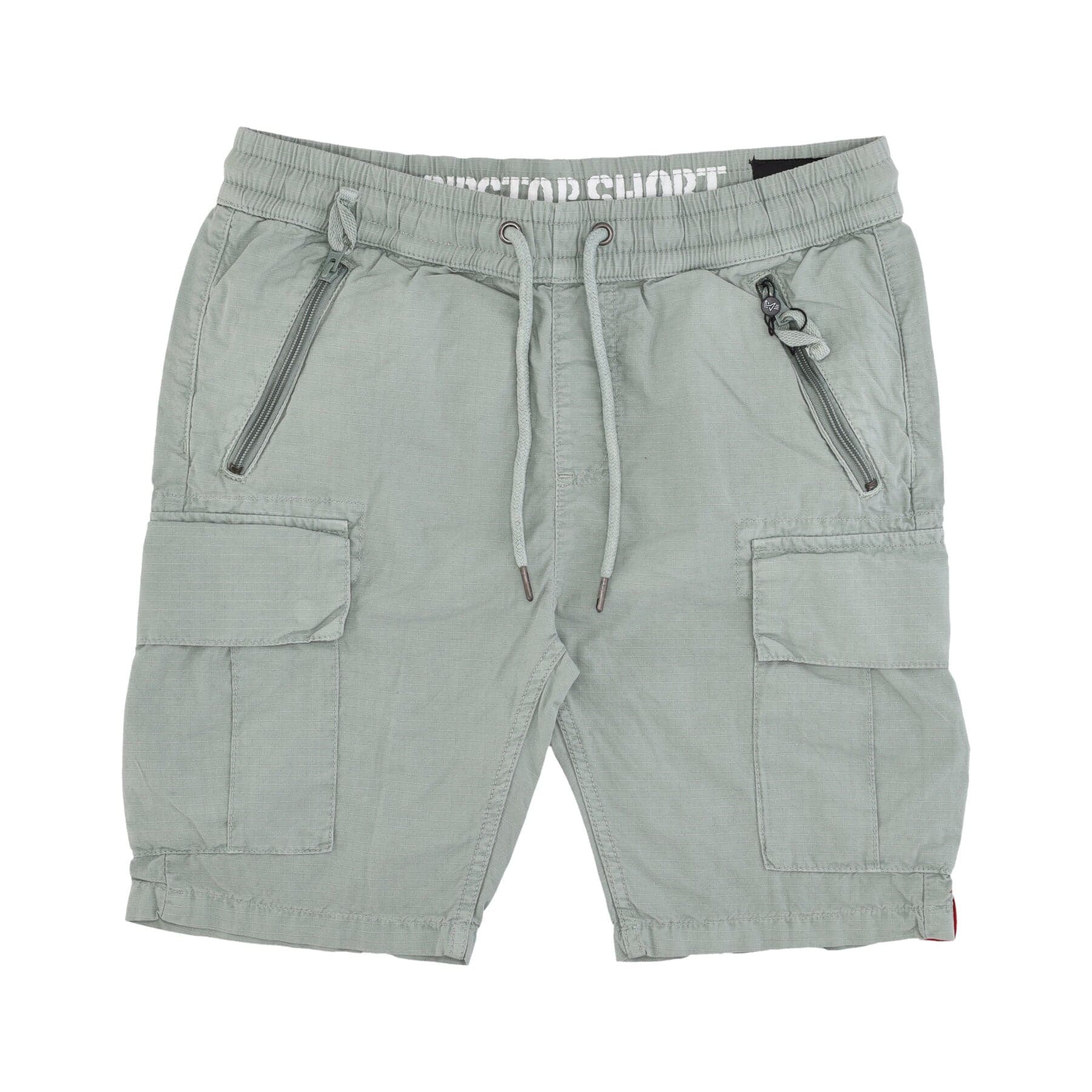 ALPHA INDUSTRIES Pantalone Corto Uomo Ripstop Jogger Short Dusty Green - 3