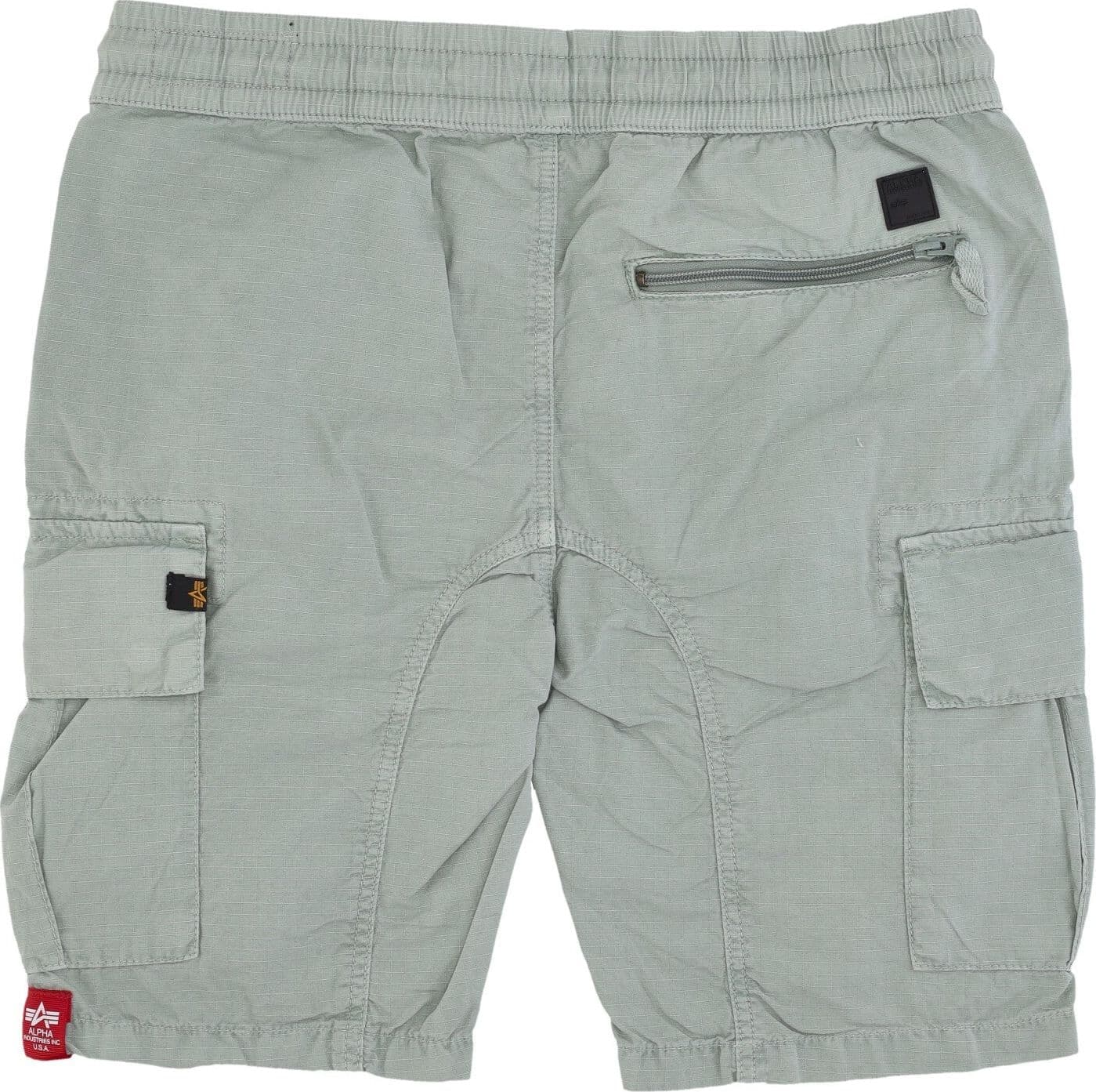 ALPHA INDUSTRIES Pantalone Corto Uomo Ripstop Jogger Short Dusty Green - 2