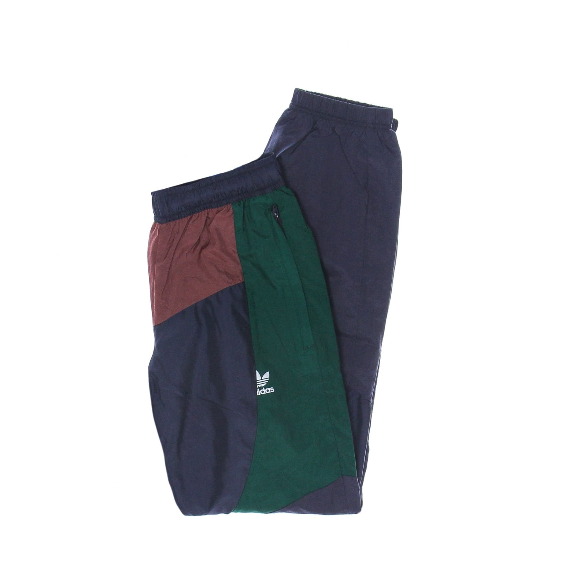 Adidas Pantalone Tuta Uomo Bld Colorblock Trackpant Shadow Navy/quiet Crimson/collegiate Green - 5