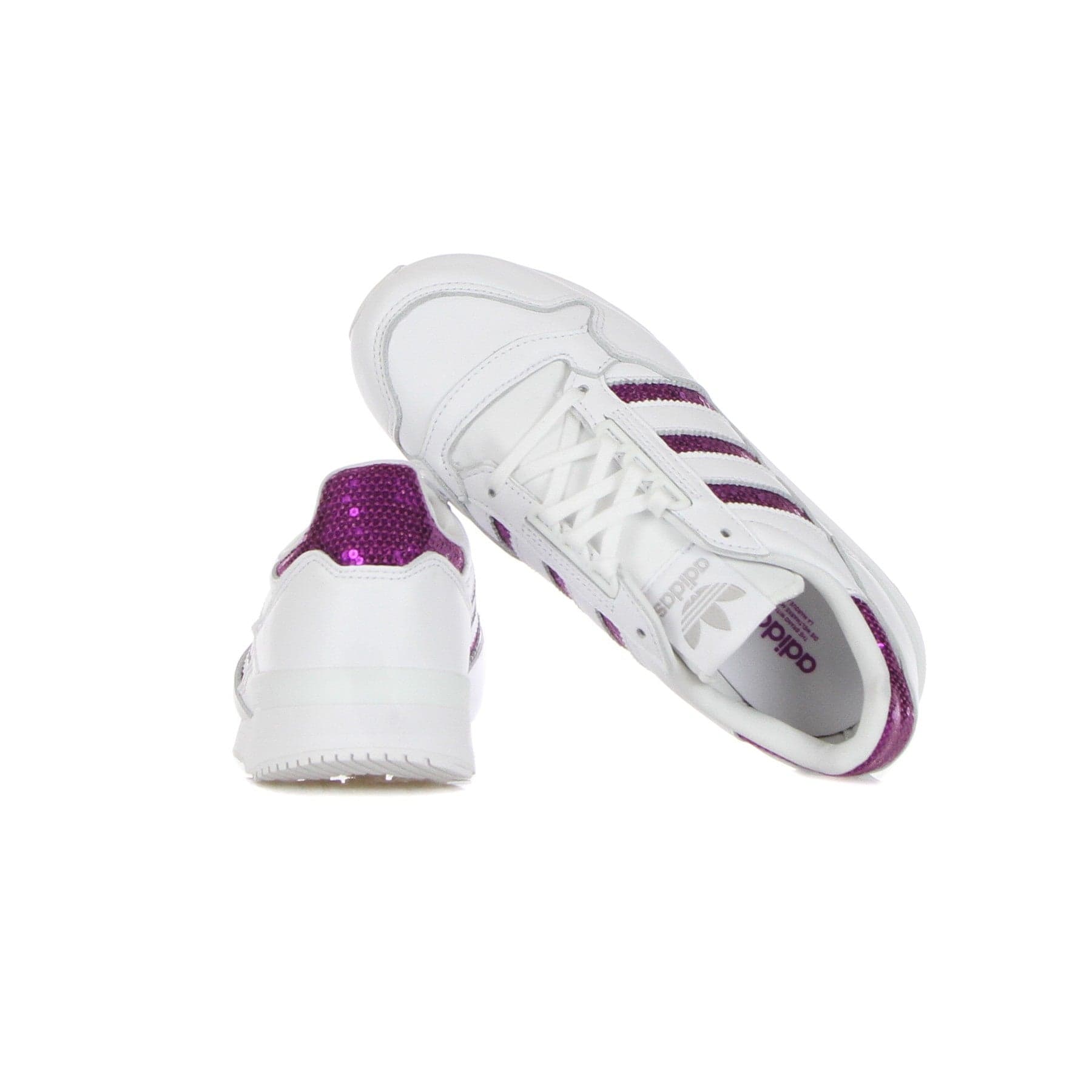 Adidas Scarpa Bassa Donna W Zx 500 Cloud White/shock Purple/cloud White - 10