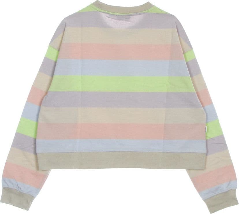 OBEY Felpa Leggera Girocollo Corta Donna Chelsea Crew Specialty Fleece Clay Multi - 2