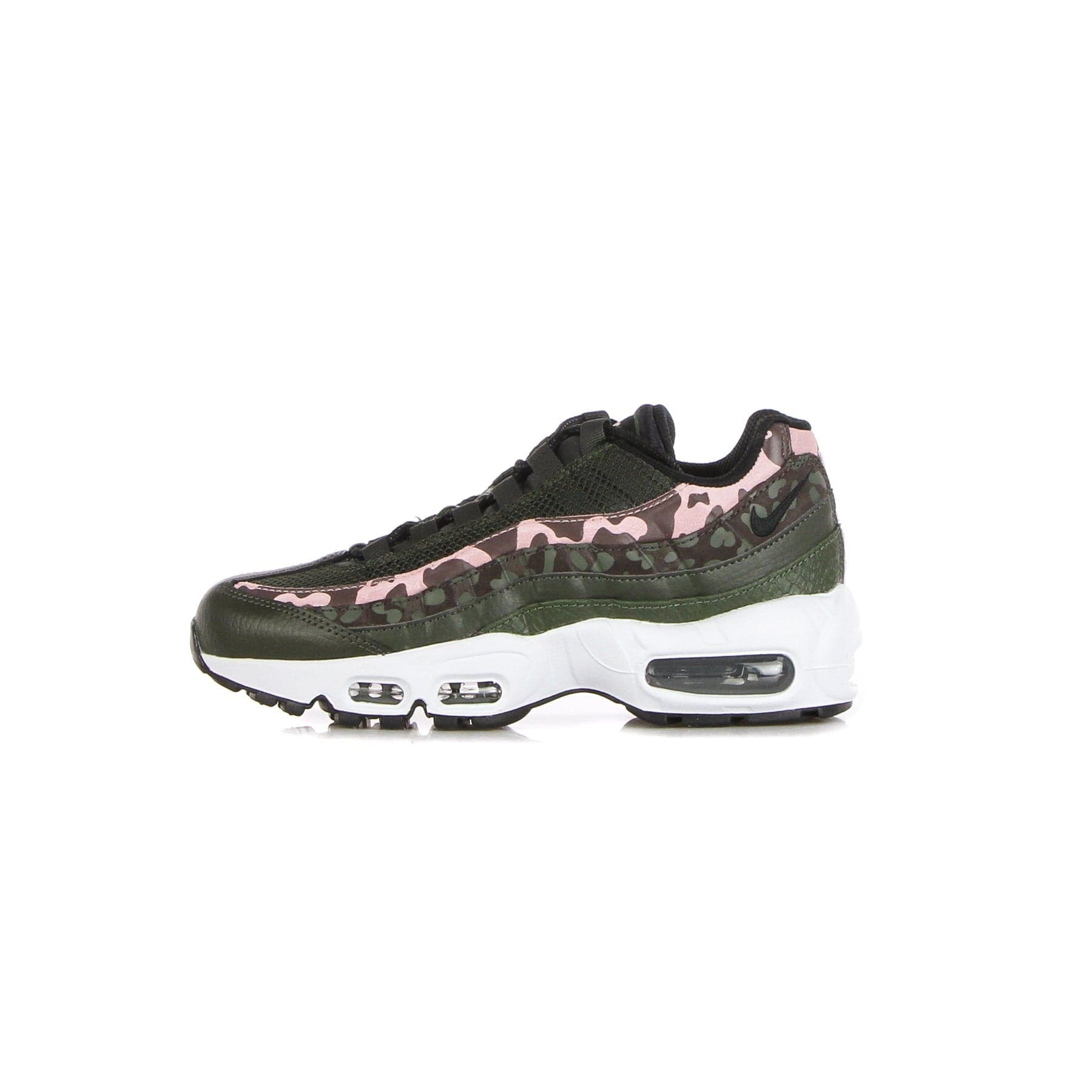 Nike Scarpa Bassa Donna W Air Max 95 Brown Basalt/black/sequoia/pink Glaze - 13