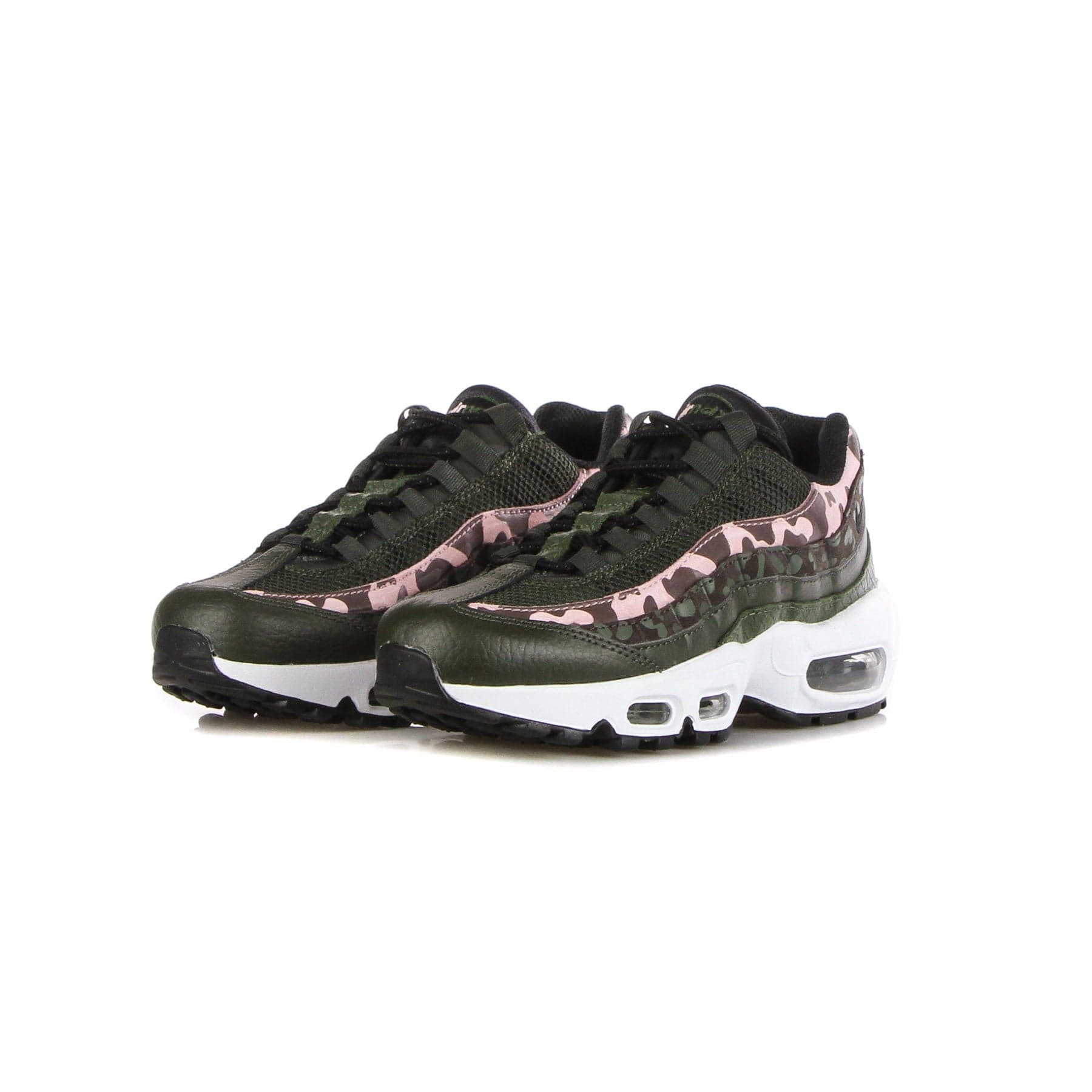 Nike Scarpa Bassa Donna W Air Max 95 Brown Basalt/black/sequoia/pink Glaze - 3