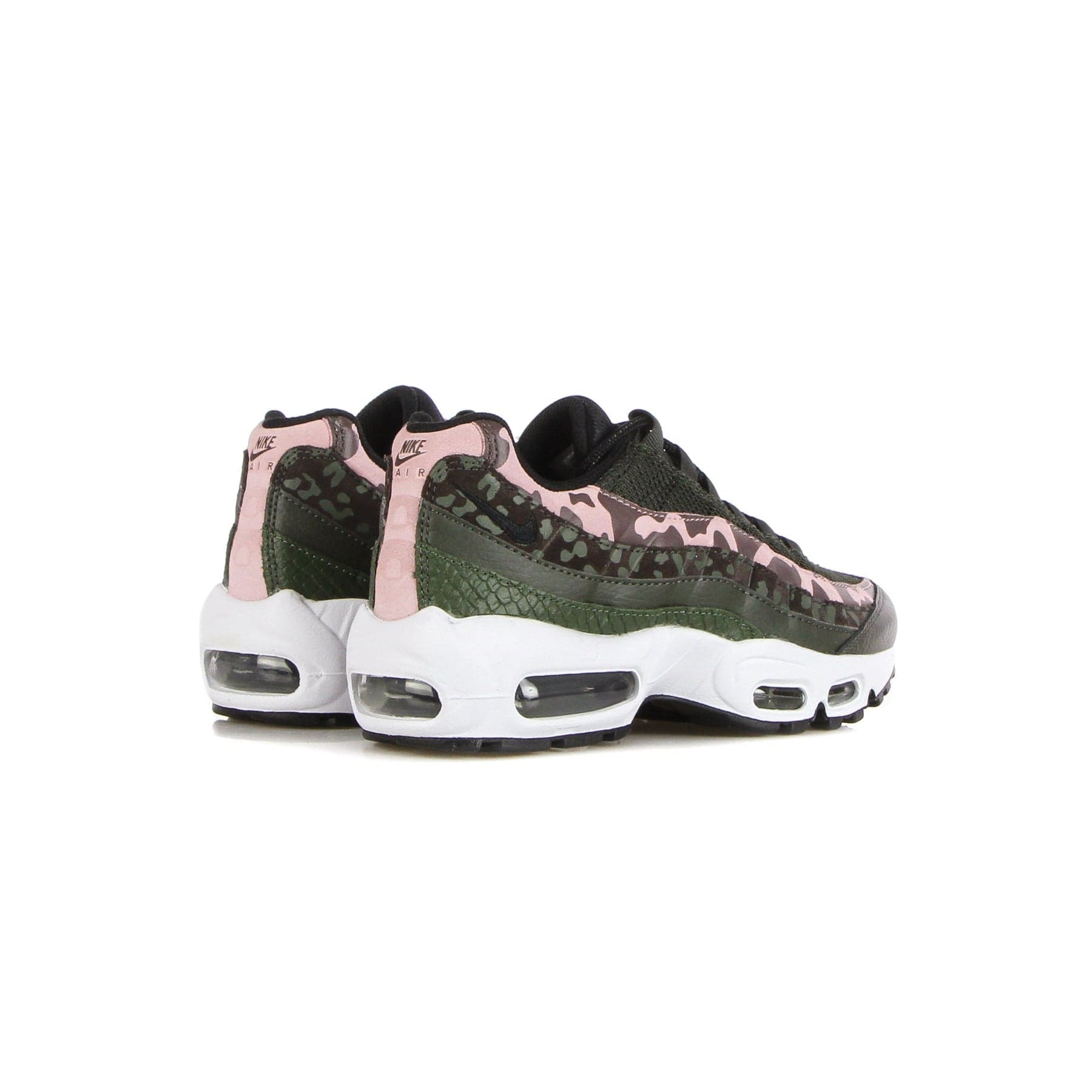 Nike Scarpa Bassa Donna W Air Max 95 Brown Basalt/black/sequoia/pink Glaze - 6