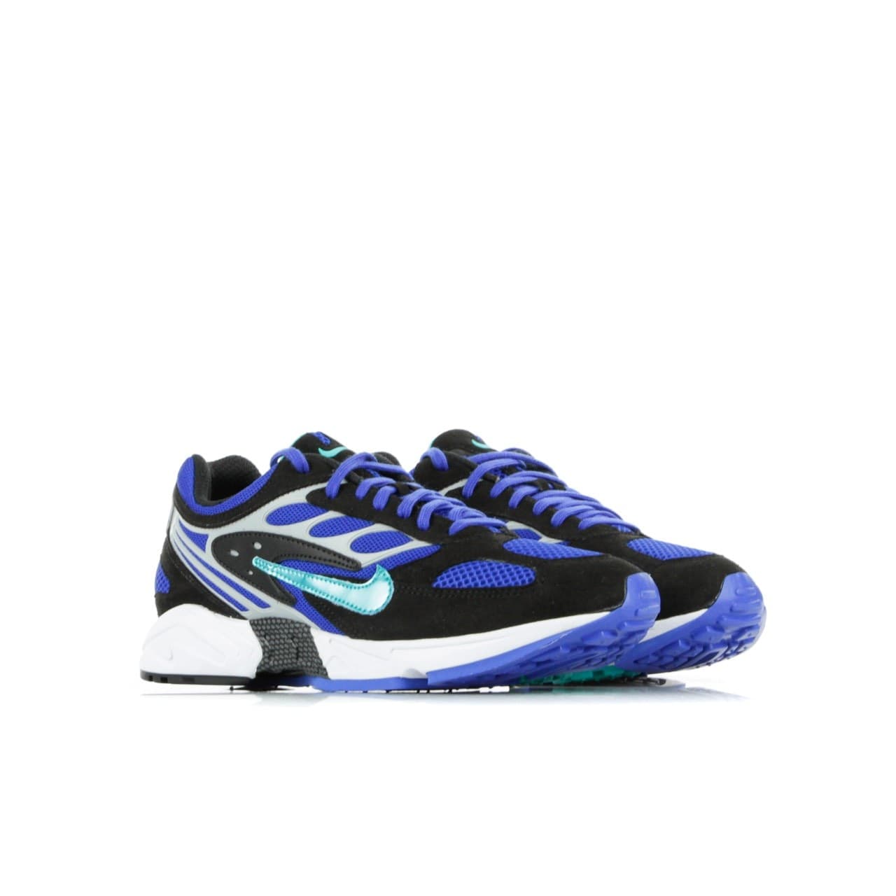Nike Scarpa Bassa Uomo Air Ghost Racer Black/hyper Jade/racer Blue/wolf Grey - 5