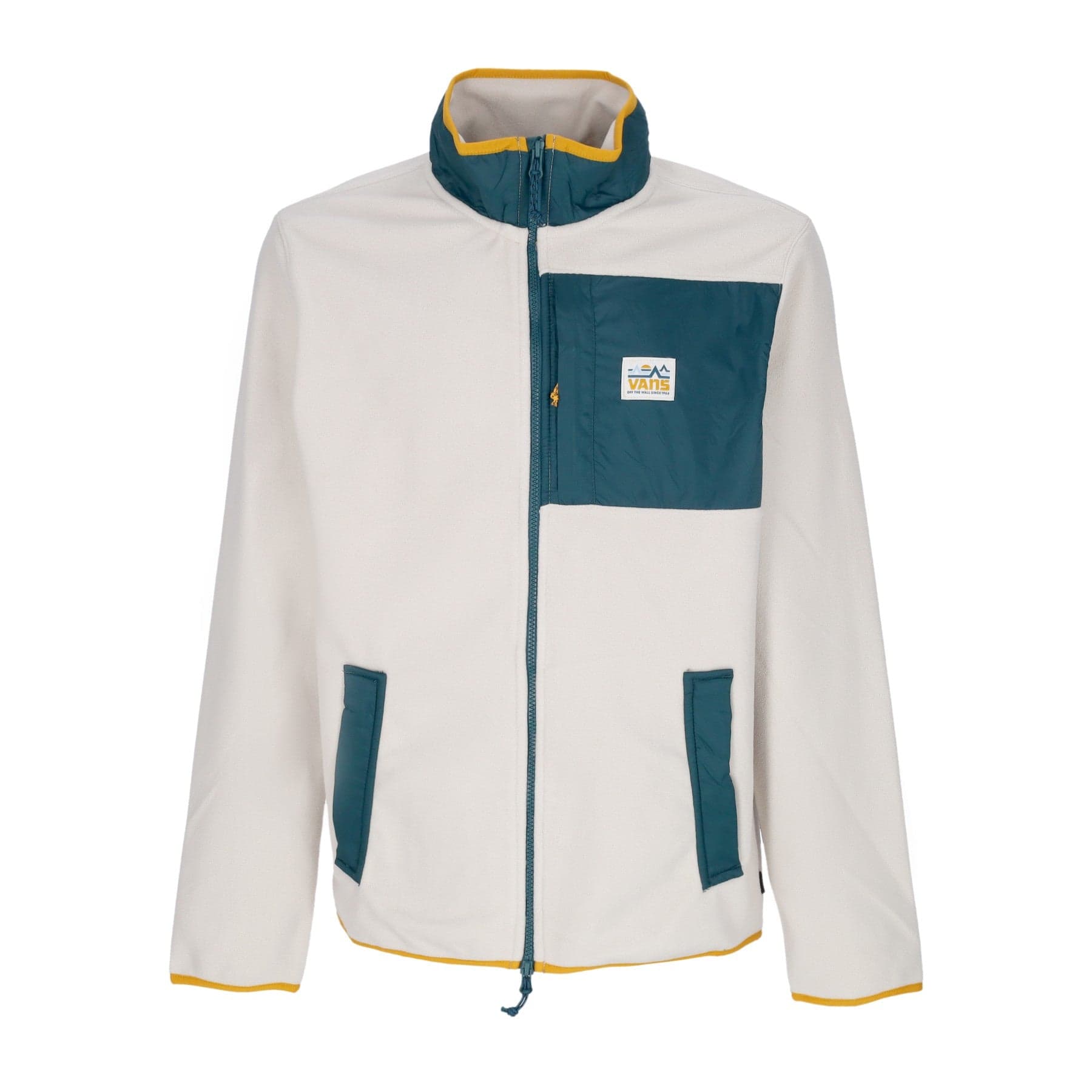 VANS Giubbotto Pile Uomo Mt Full Zip Oatmeal/deep Teal - 4