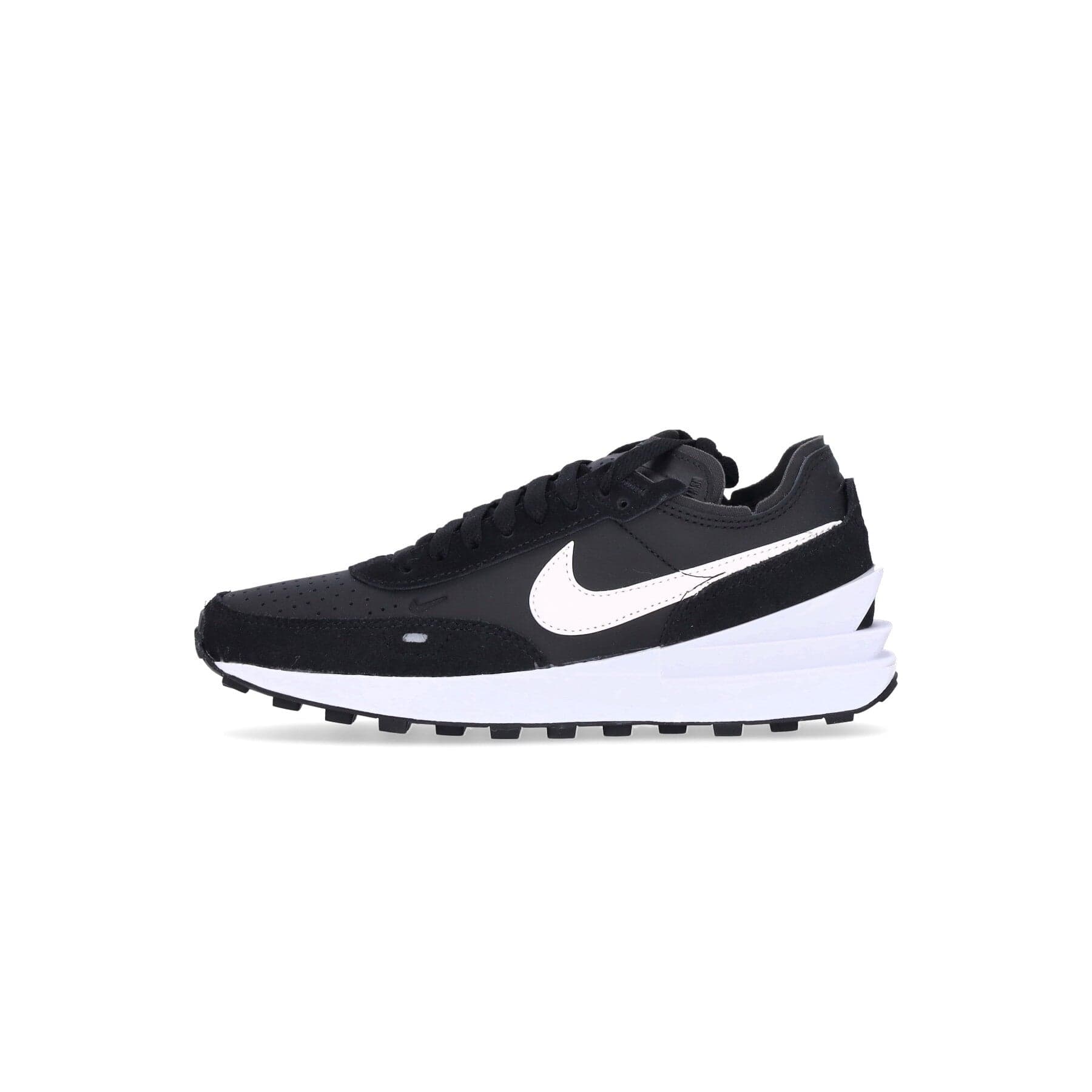 Nike Scarpa Bassa Uomo Waffle One Ltr Black/white/black/white - 10