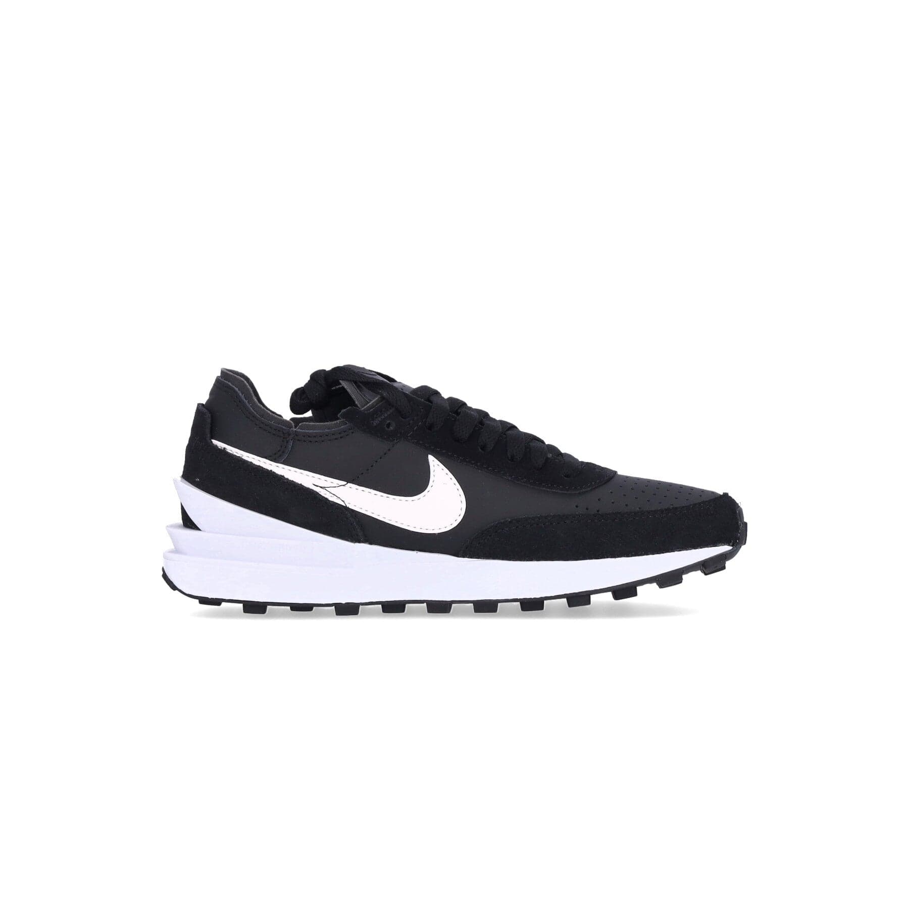 Nike Scarpa Bassa Uomo Waffle One Ltr Black/white/black/white - 2