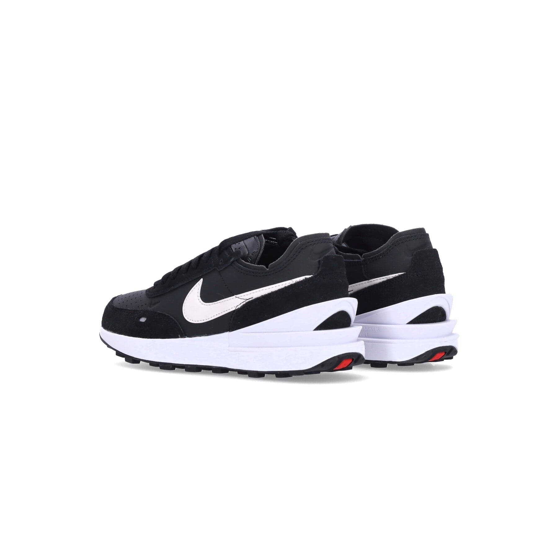 Nike Scarpa Bassa Uomo Waffle One Ltr Black/white/black/white - 5