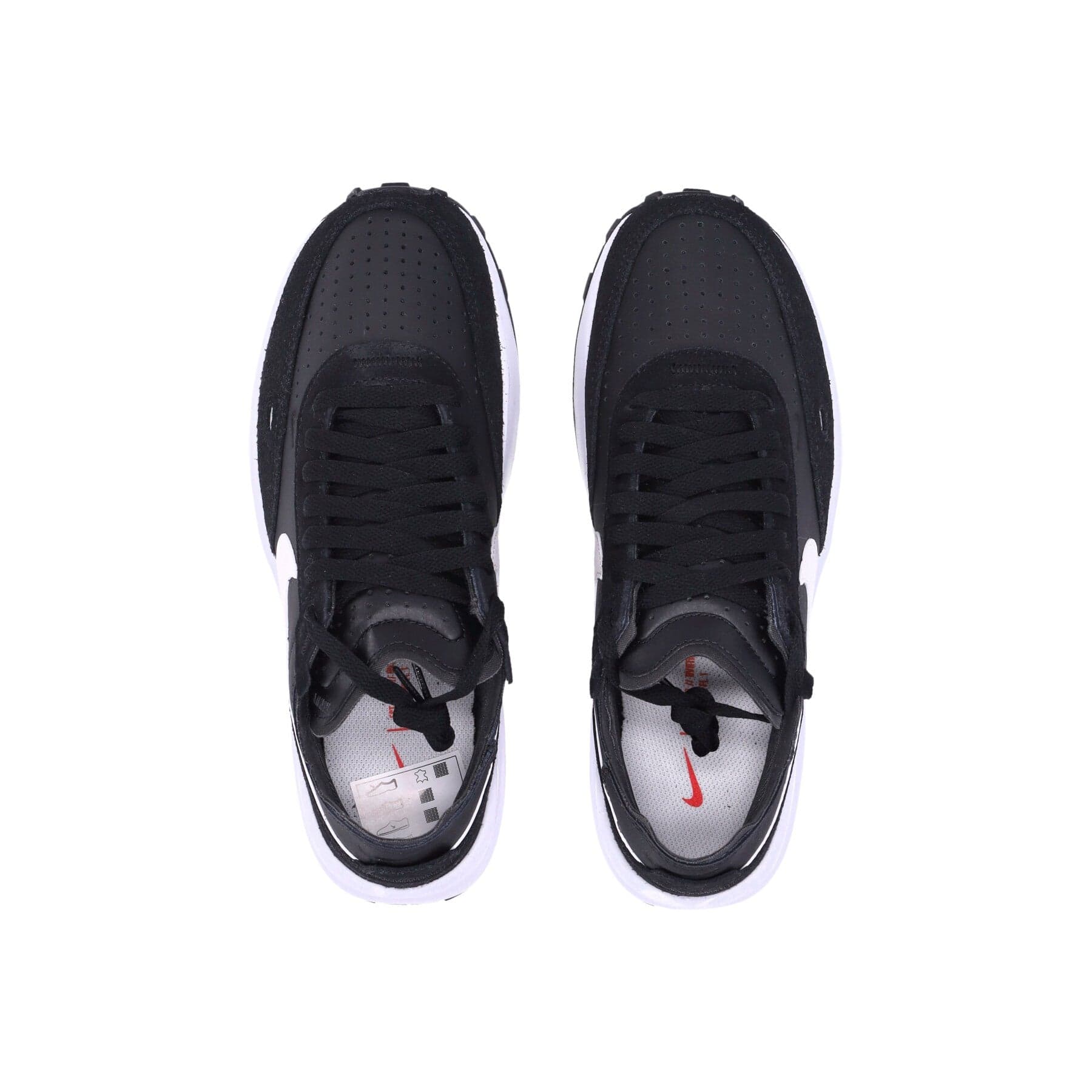 Nike Scarpa Bassa Uomo Waffle One Ltr Black/white/black/white - 8