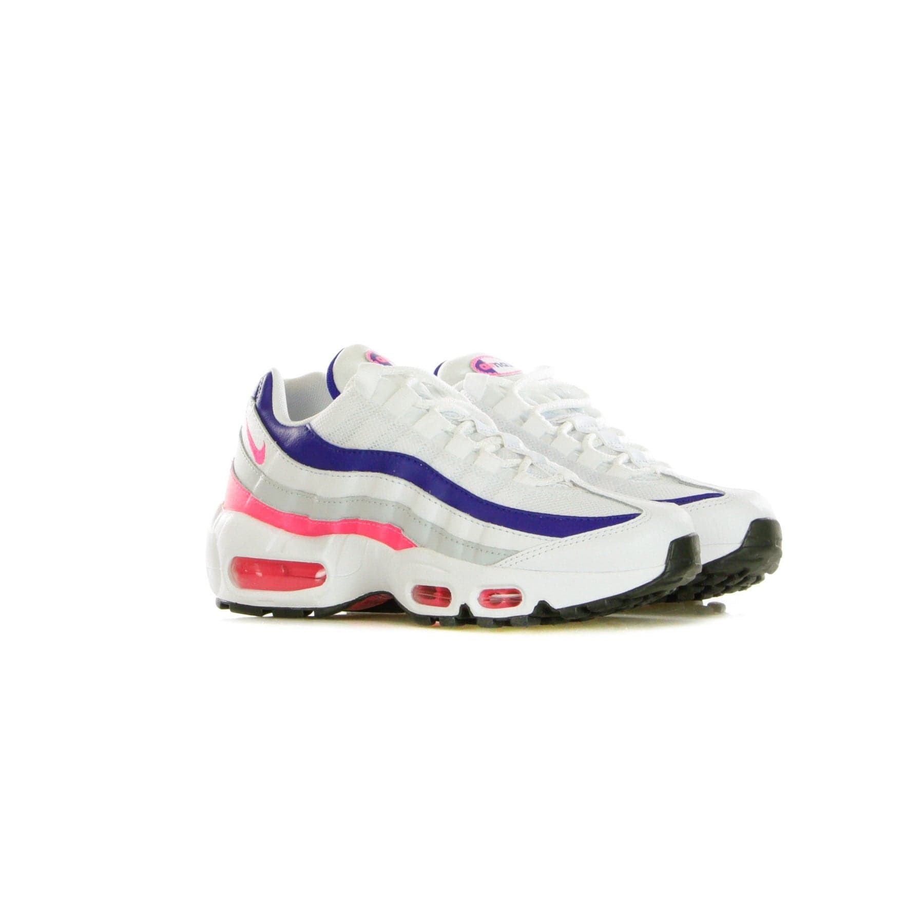 Nike Scarpa Bassa Donna W Air Max 95 White/hyper Pink/concord/pure Platinum - 5