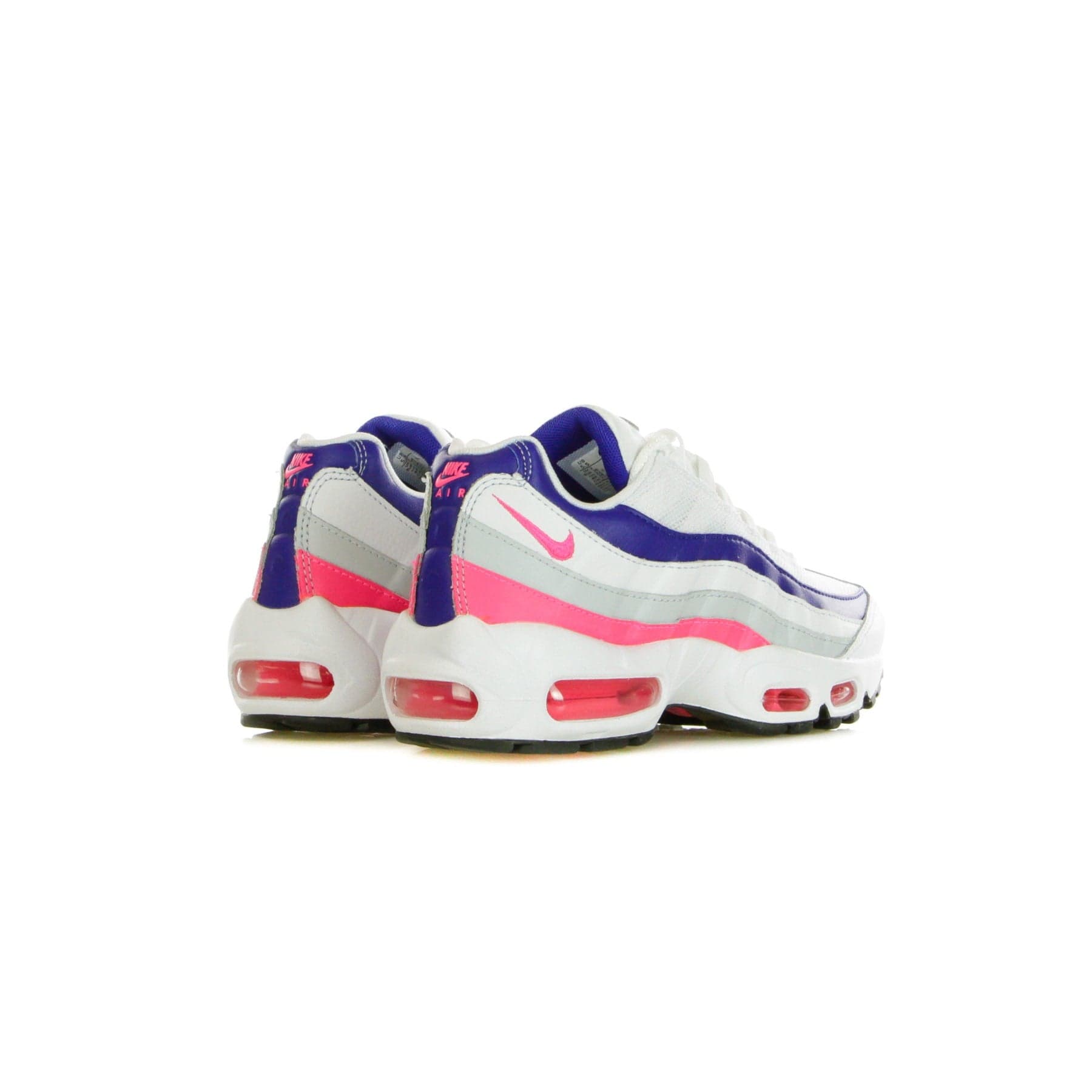 Nike Scarpa Bassa Donna W Air Max 95 White/hyper Pink/concord/pure Platinum - 6