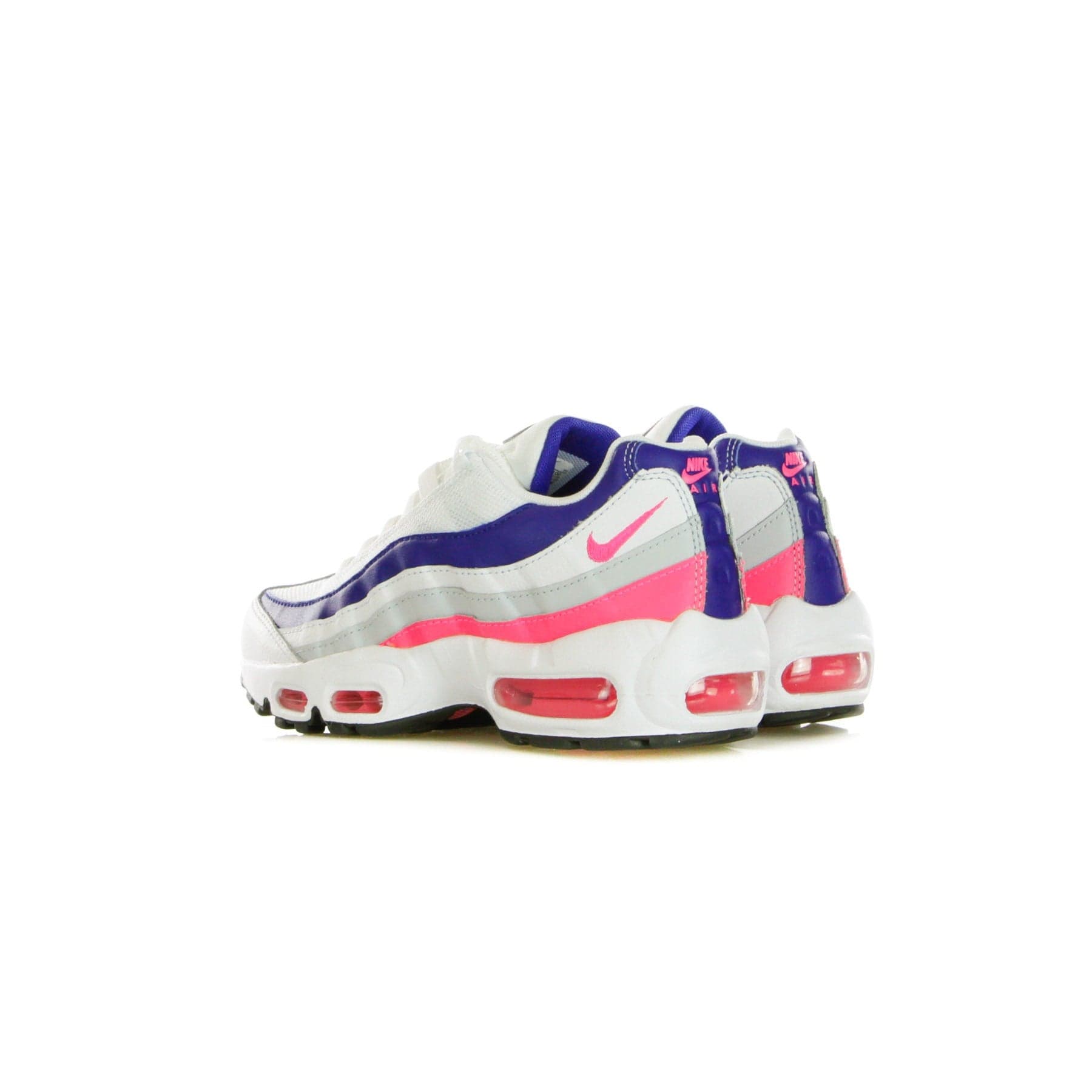 Nike Scarpa Bassa Donna W Air Max 95 White/hyper Pink/concord/pure Platinum - 8