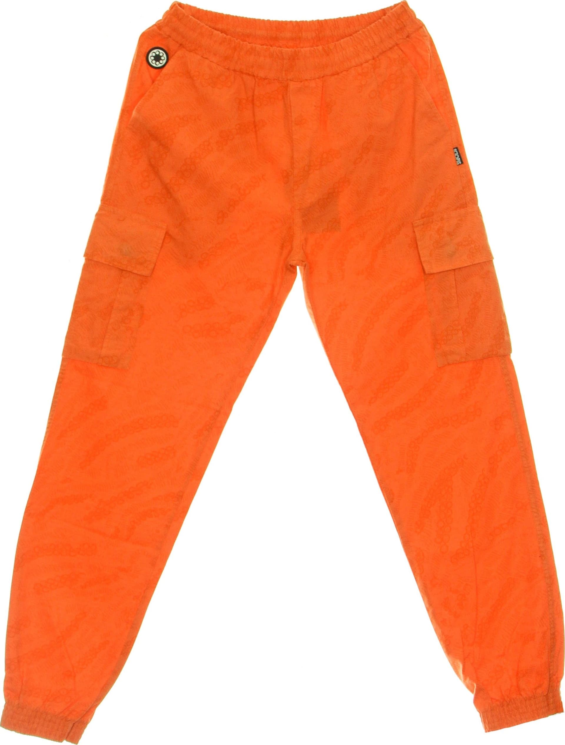 OCTOPUS Pantalone Lungo Uomo Deco Cargo Jogger Orange - 2