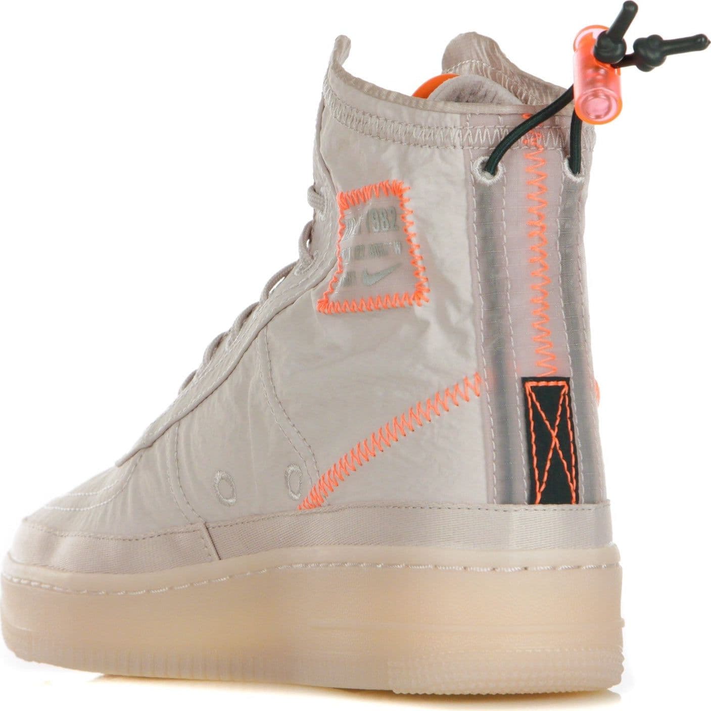 Nike Scarpa Alta Donna W Air Force 1 Shell Platinum Violet/metallic Silver - 10