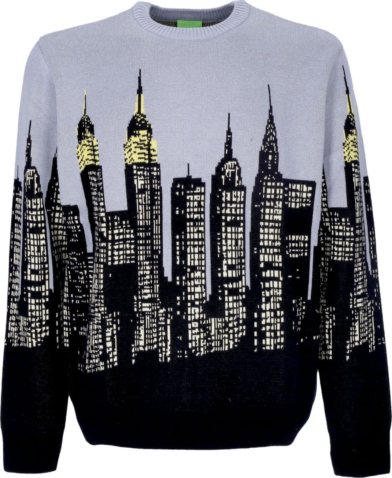 HUF Maglione Uomo Skyline Crew Sweater Light Blue