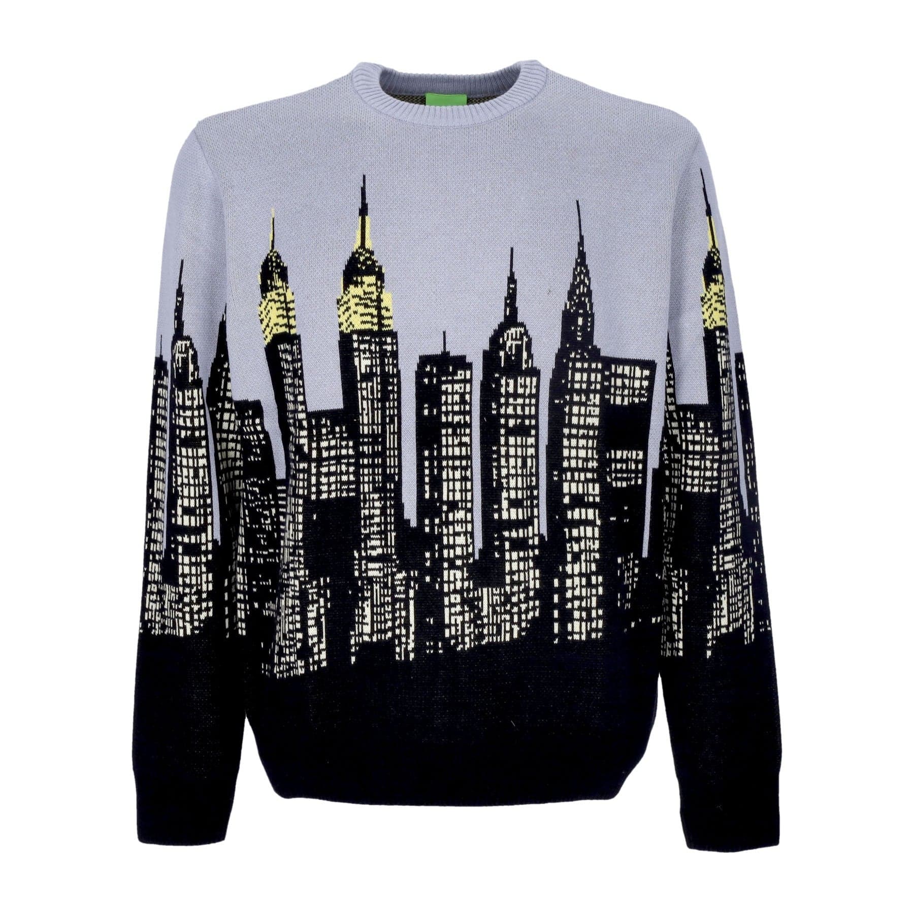 HUF Maglione Uomo Skyline Crew Sweater Light Blue - 4