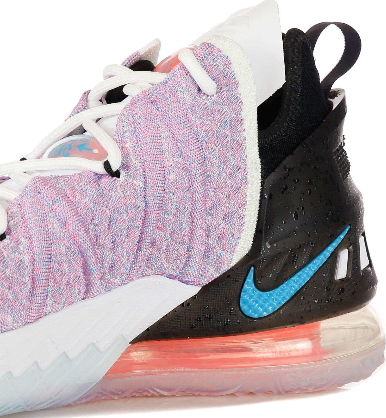 NIKE NBA Scarpa Basket Uomo Lebron Xviii Multi/chlorine Blue/black - 5