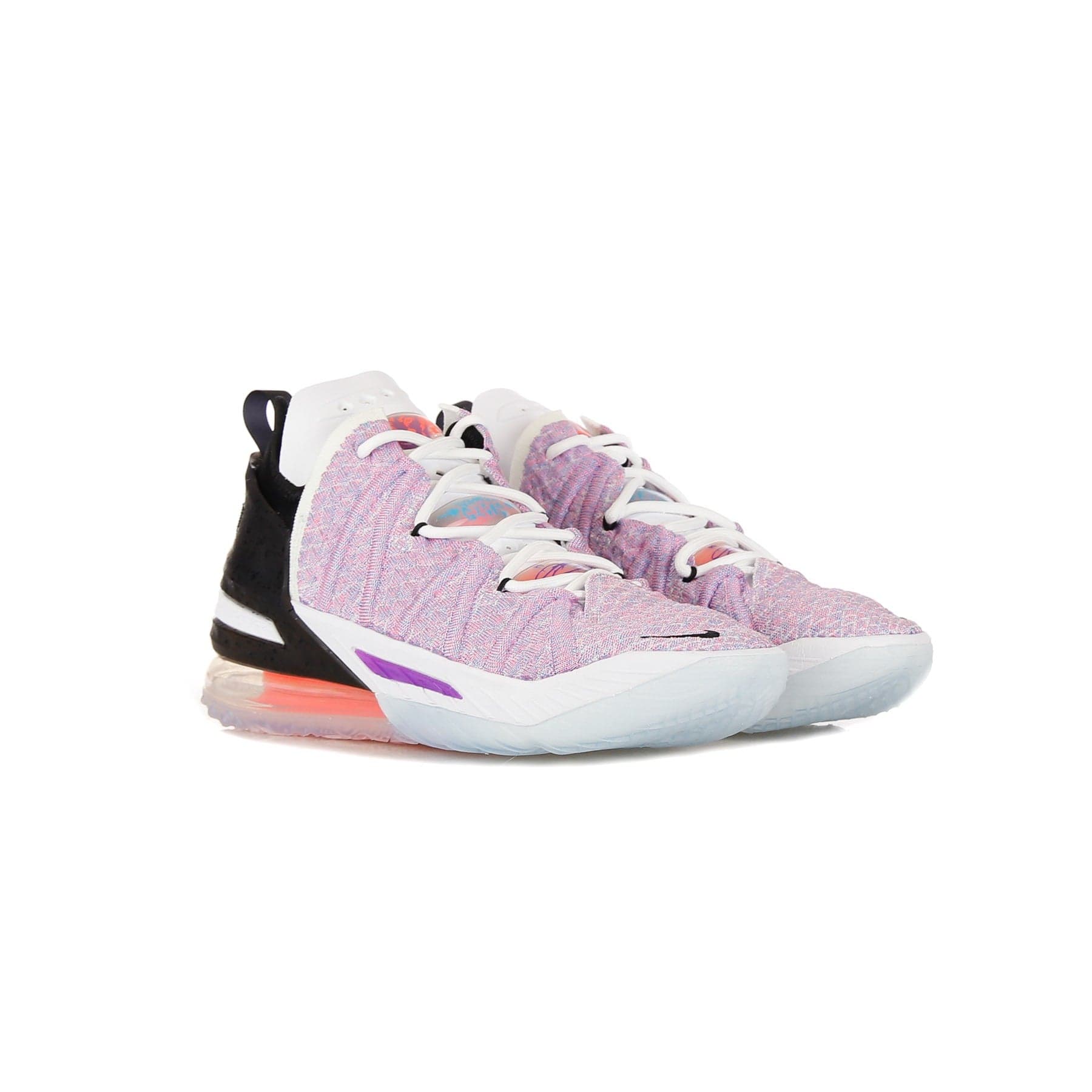 NIKE NBA Scarpa Basket Uomo Lebron Xviii Multi/chlorine Blue/black - 10