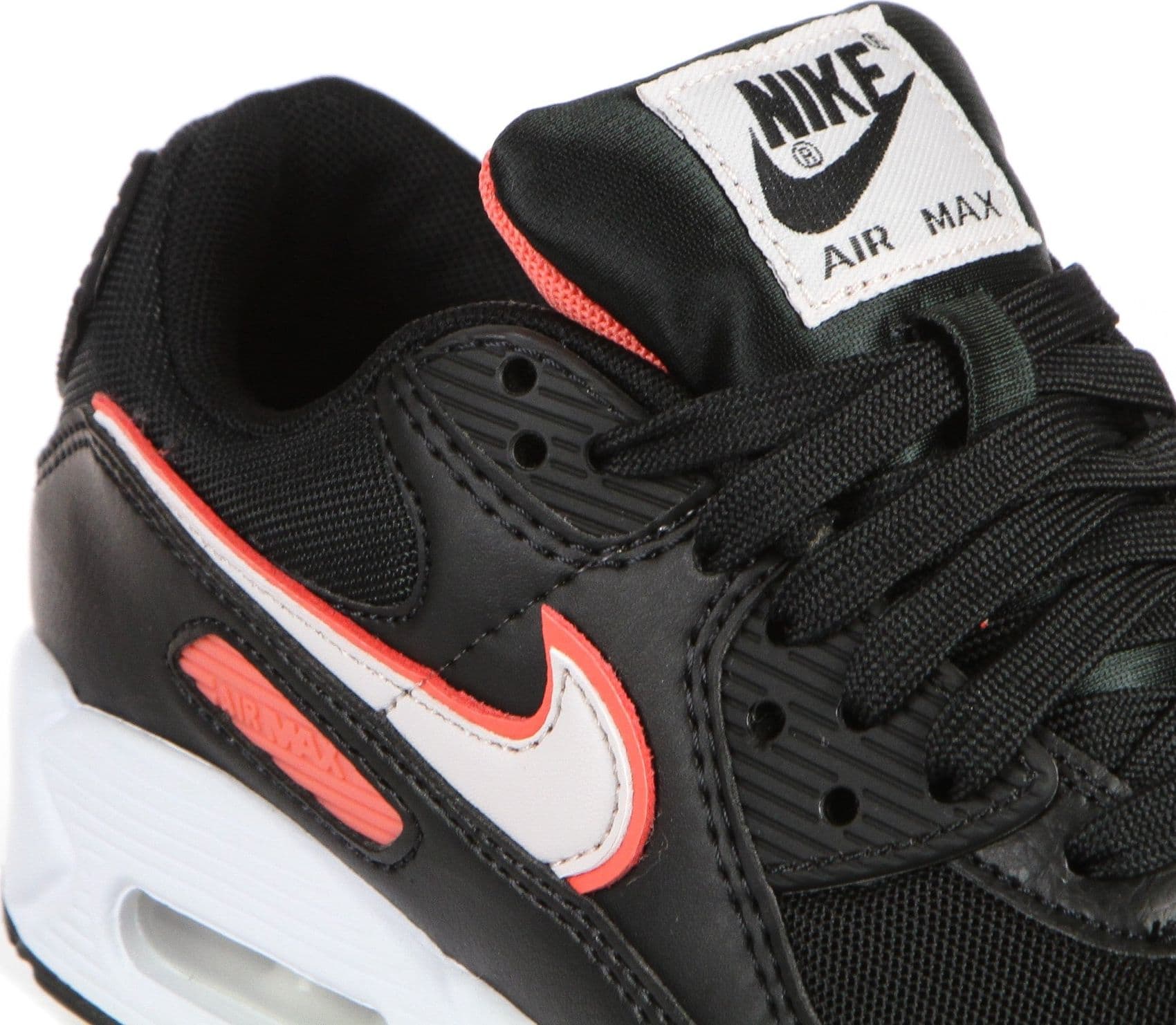 Nike Scarpa Bassa Donna W Air Max 90 Black/light Soft Pink/magic Ember/white - 12