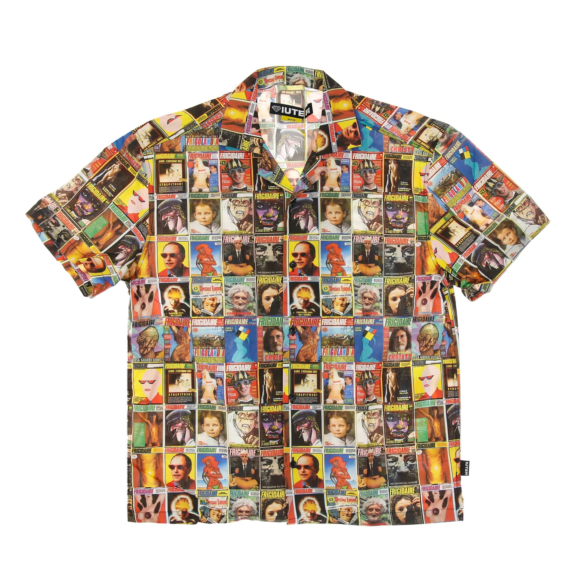 IUTER Camicia Manica Corta Uomo Cover Cuban Shirt X Frigidaire Multicolor - 5