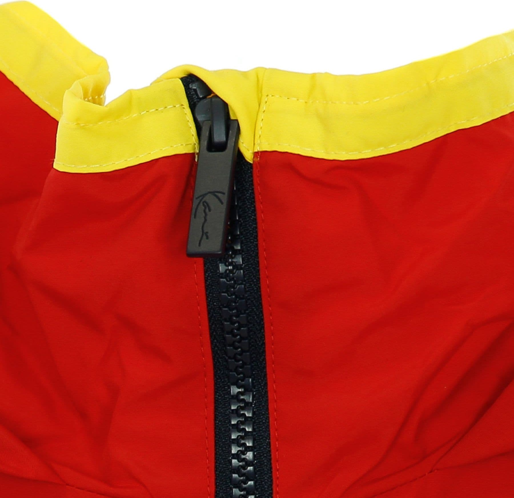 KARL KANI Giacca a Vento Infilabile Uomo Retro Block Windbreaker Red/navy/yellow - 3